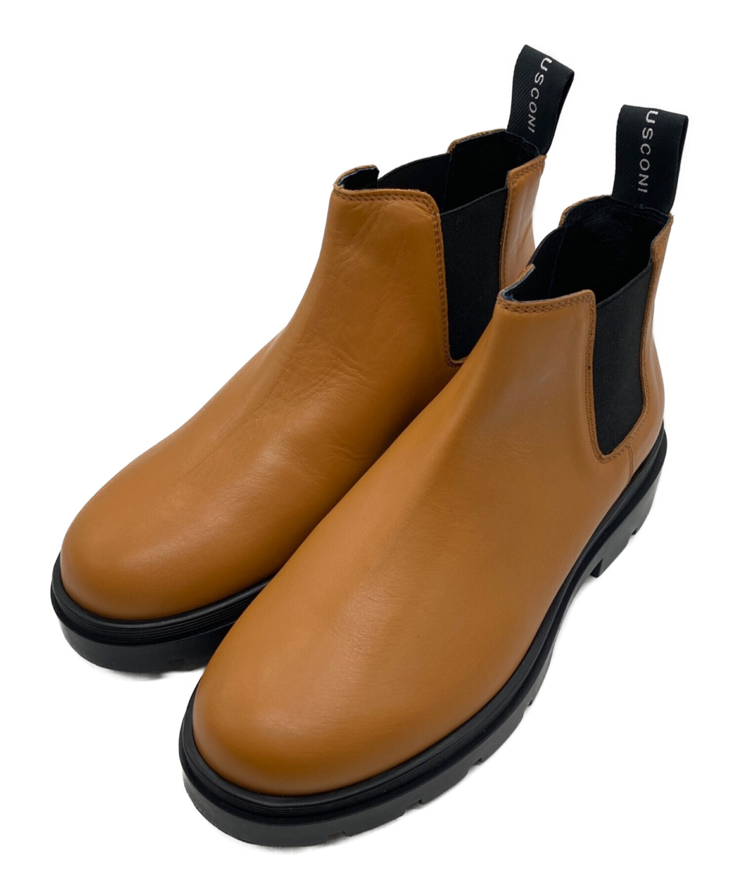 冬に購入fabio rusconi サイドゴアブーツ 36 ブラウン ショートブーツ 靴