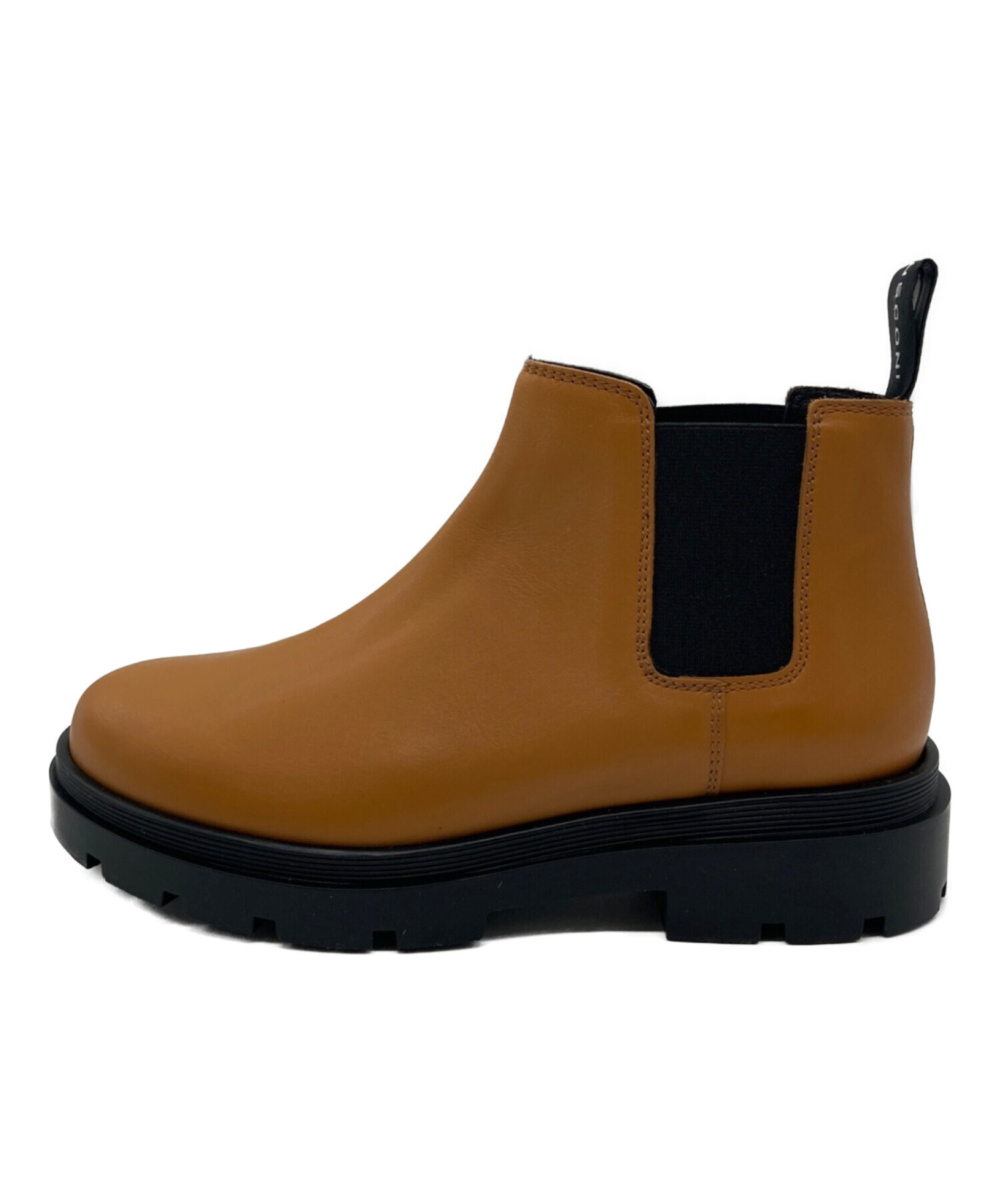 冬に購入fabio rusconi サイドゴアブーツ 36 ブラウン ショートブーツ 靴