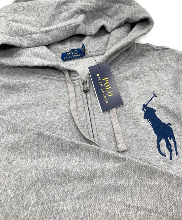 POLO RALPH LAUREN (ポロ・ラルフローレン) ビッグポニージップパーカー グレー サイズ:L 未使用品