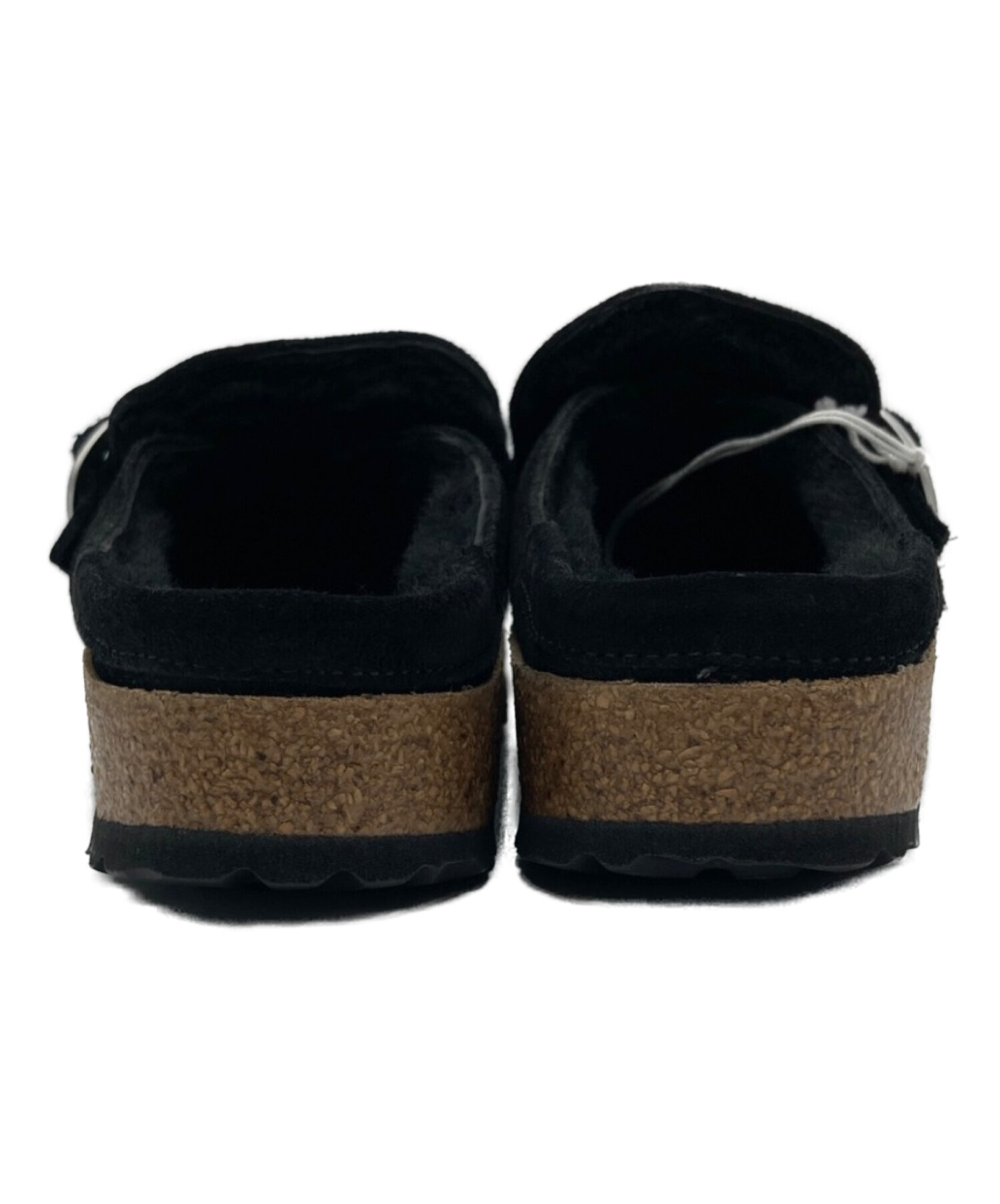 BIRKENSTOCK (ビルケンシュトック) Buckley Suede Shearling ブラック サイズ:23.0cm 未使用品