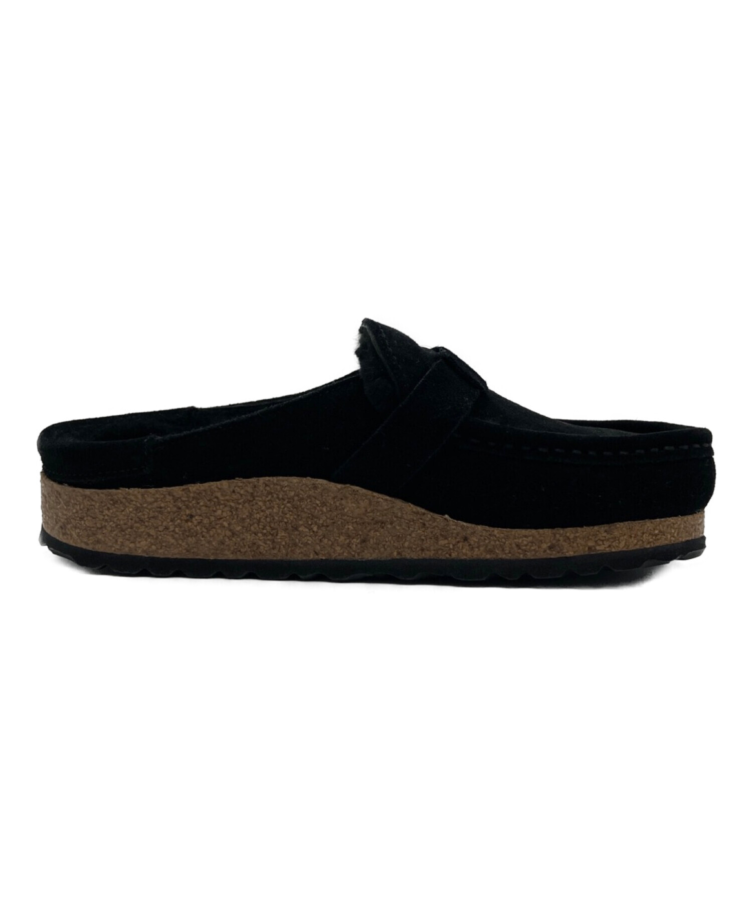 BIRKENSTOCK (ビルケンシュトック) Buckley Suede Shearling ブラック サイズ:23.0cm 未使用品