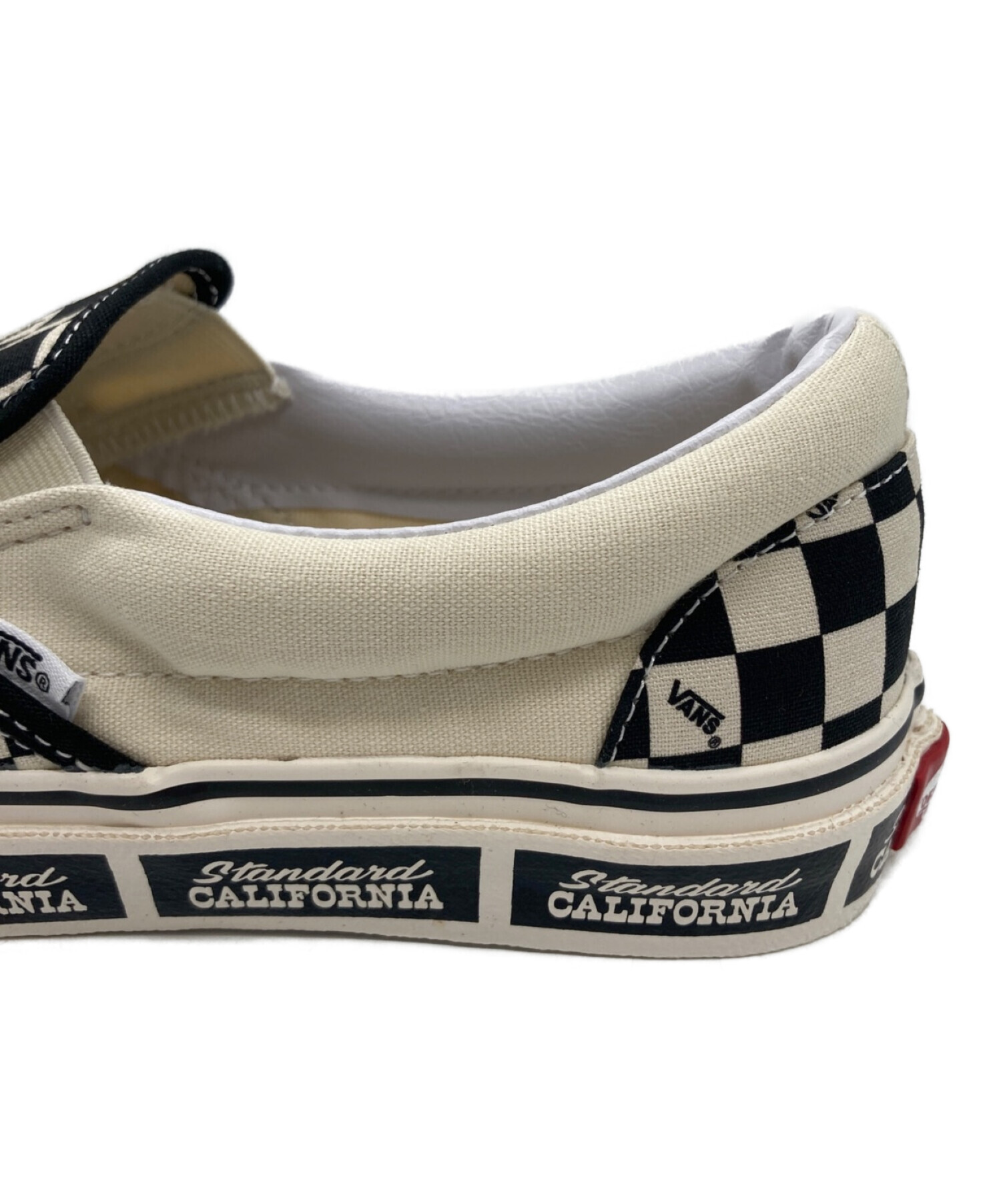 VANS (バンズ) STANDARD CALIFORNIA (スタンダートカルフォニア) スリッポン ホワイト×ブラック サイズ:27㎝ 未使用品