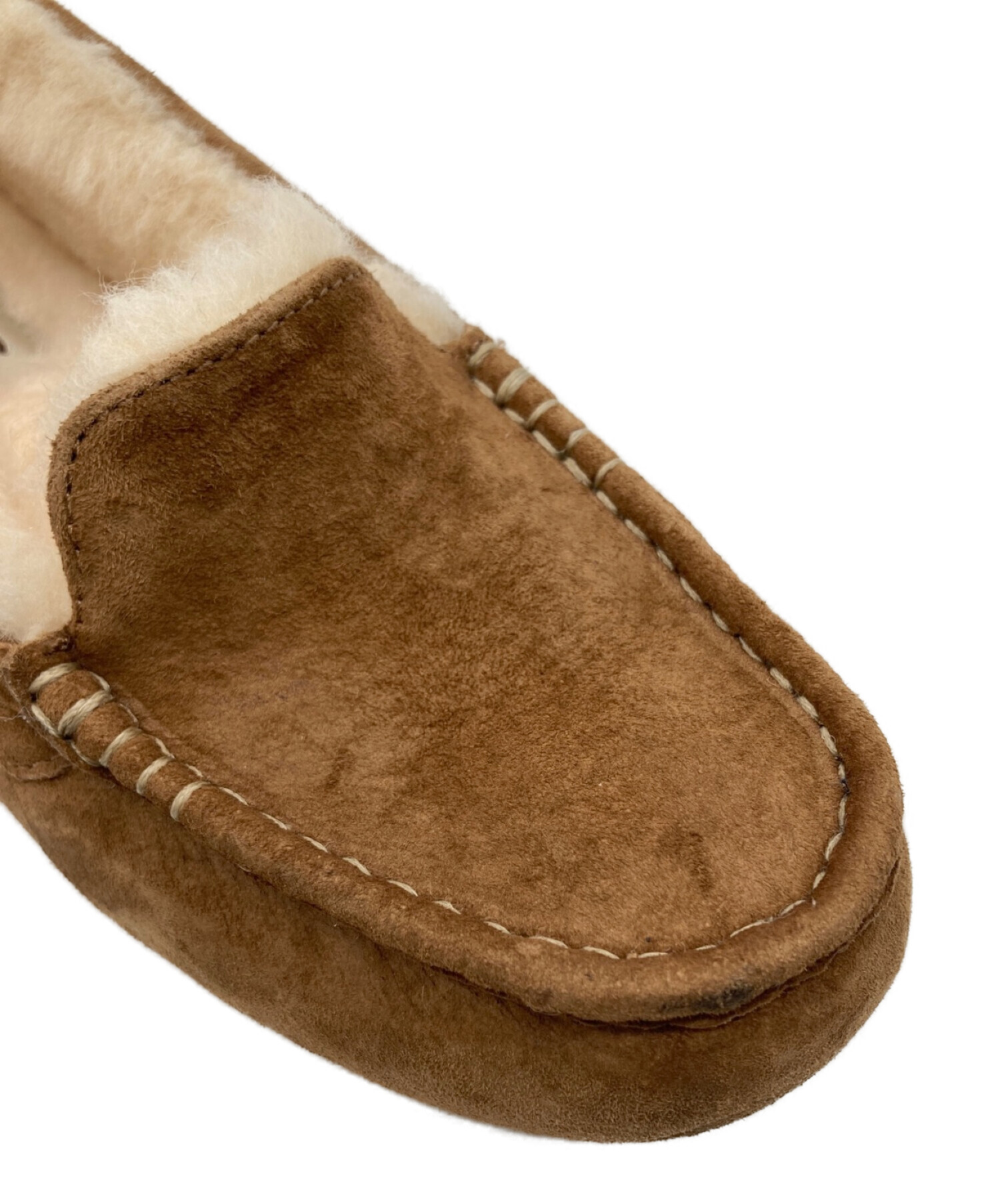 UGG (アグ) モカシンシューズ W ANSLEY ブラウン サイズ:US7 UK5