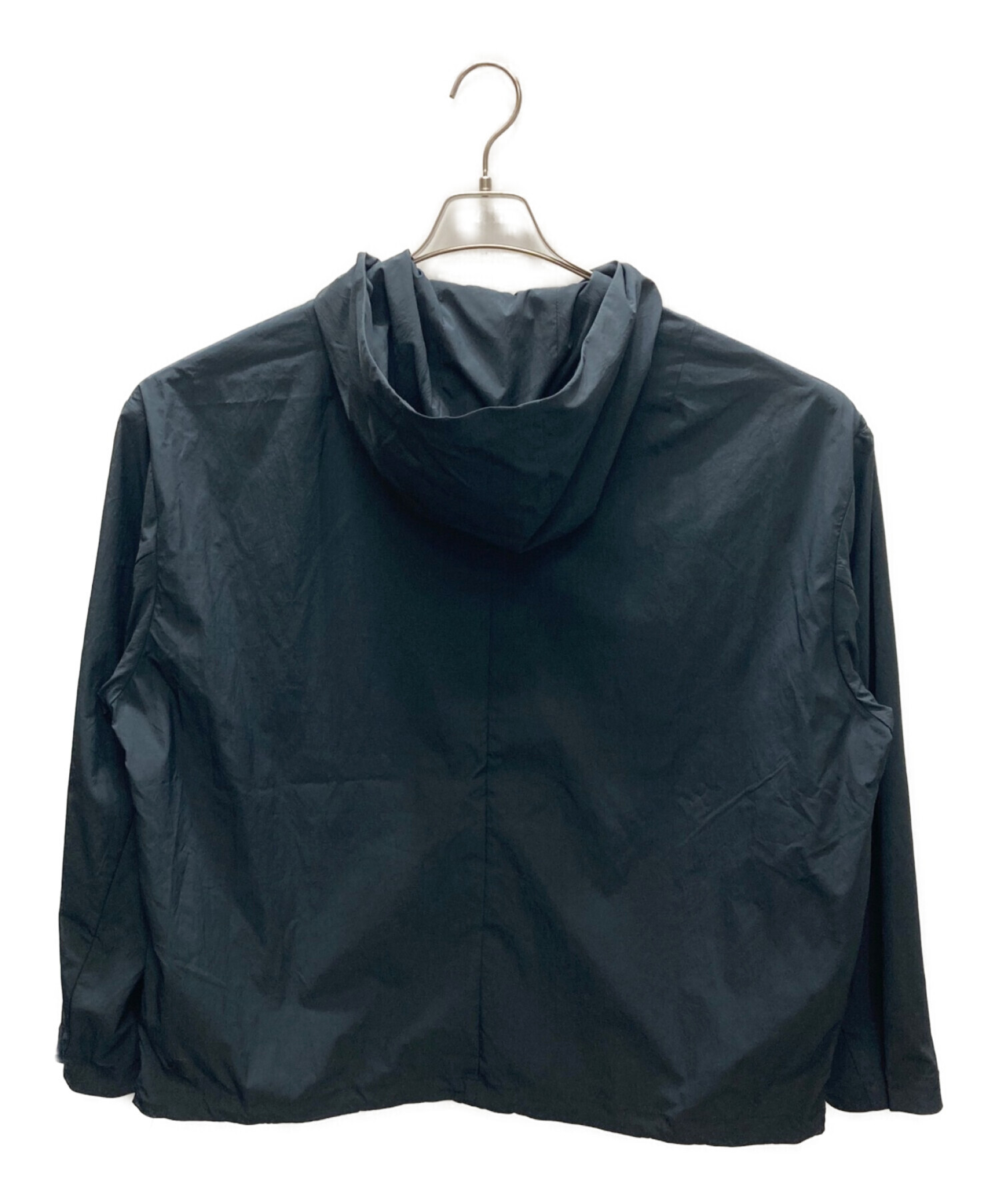 DESCENTE PAUSE (デサントポーズ) Primeflex Nylon Hooded  Blouson/プライムフレックスナイロンフーデットブルゾン ブラック サイズ:L