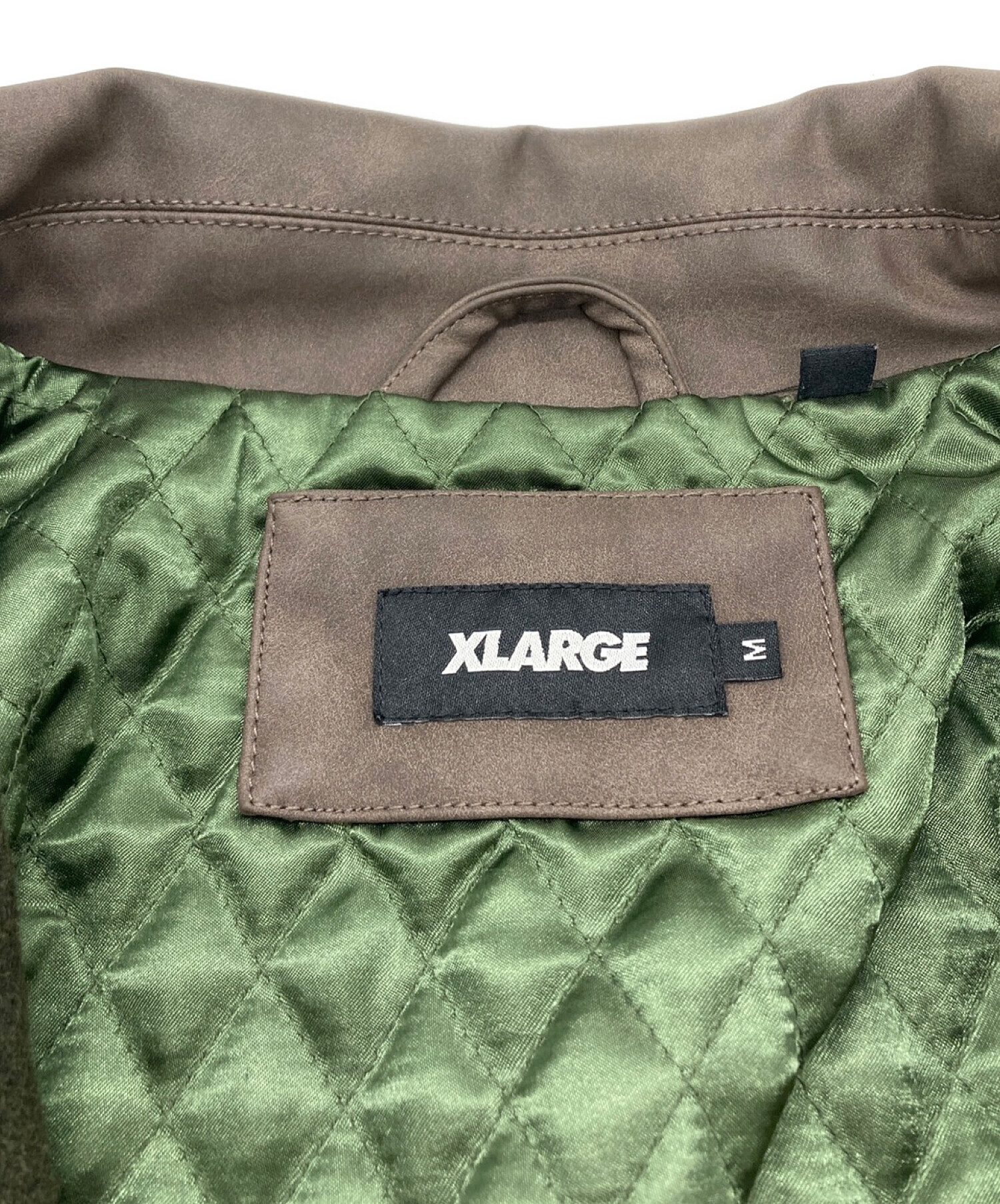 X-LARGE (エクストララージ) ウールワークジャケット グリーン サイズ:M