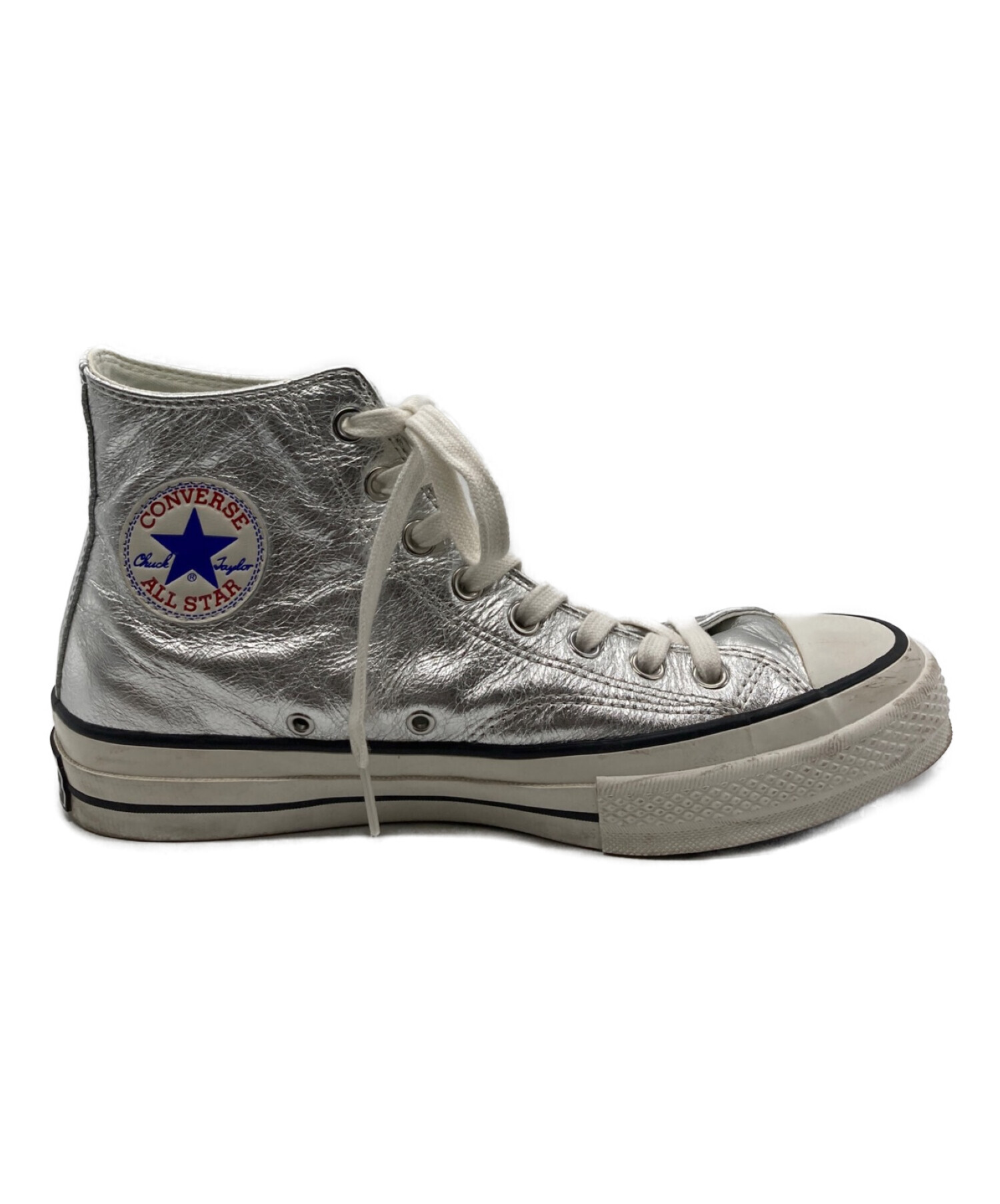 CONVERSE ADDICT (コンバース アディクト) ハイカットスニーカー シルバー サイズ:28.0cm/US9.5