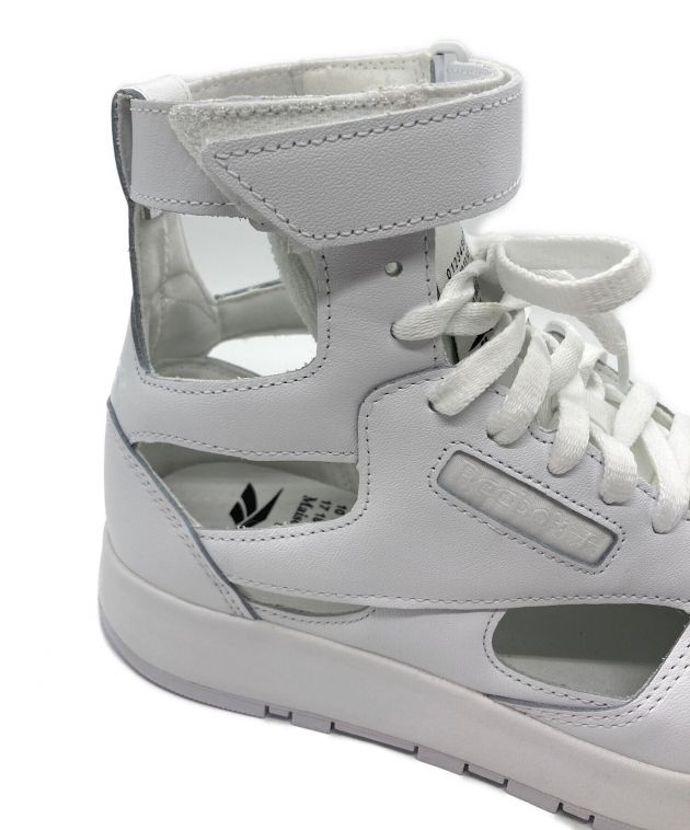 Maison Margiela (メゾンマルジェラ) REEBOK (リーボック) クラシックレザータビハイ CLASSIC LEATHER TABI  HIGH ホワイト サイズ:US 8 UK7