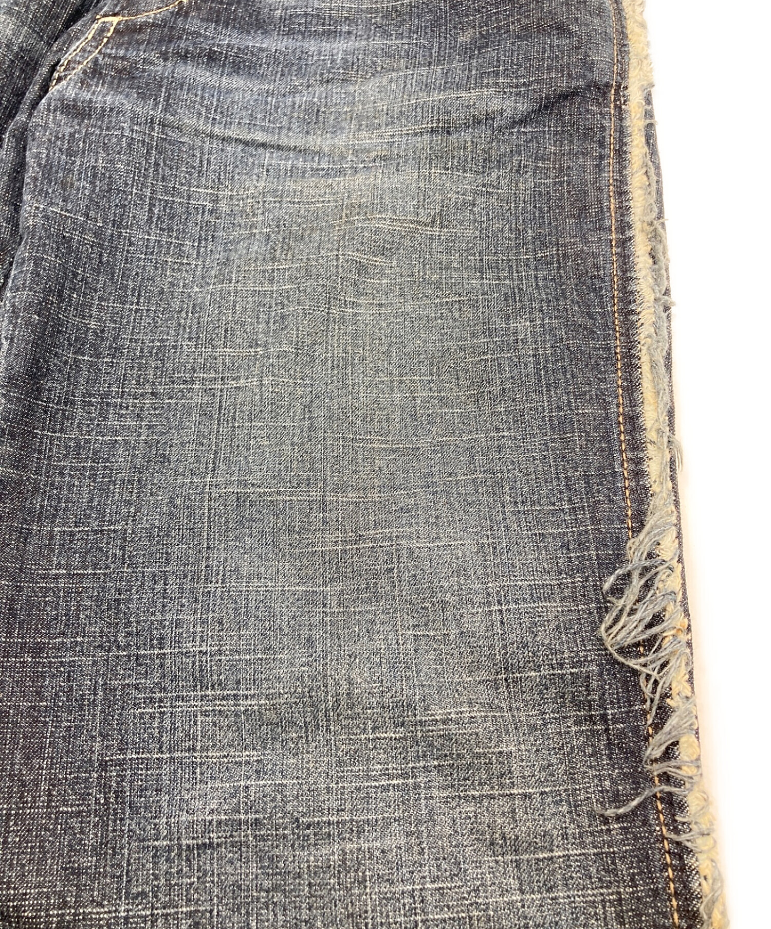 中古・古着通販】DIESEL (ディーゼル) カットオフフレアデニムパンツ