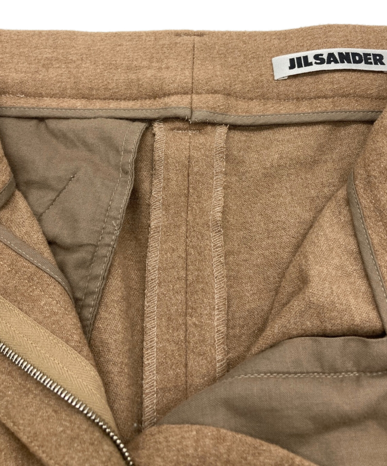 中古・古着通販】JIL SANDER (ジルサンダー) ウールカシミヤパンツ