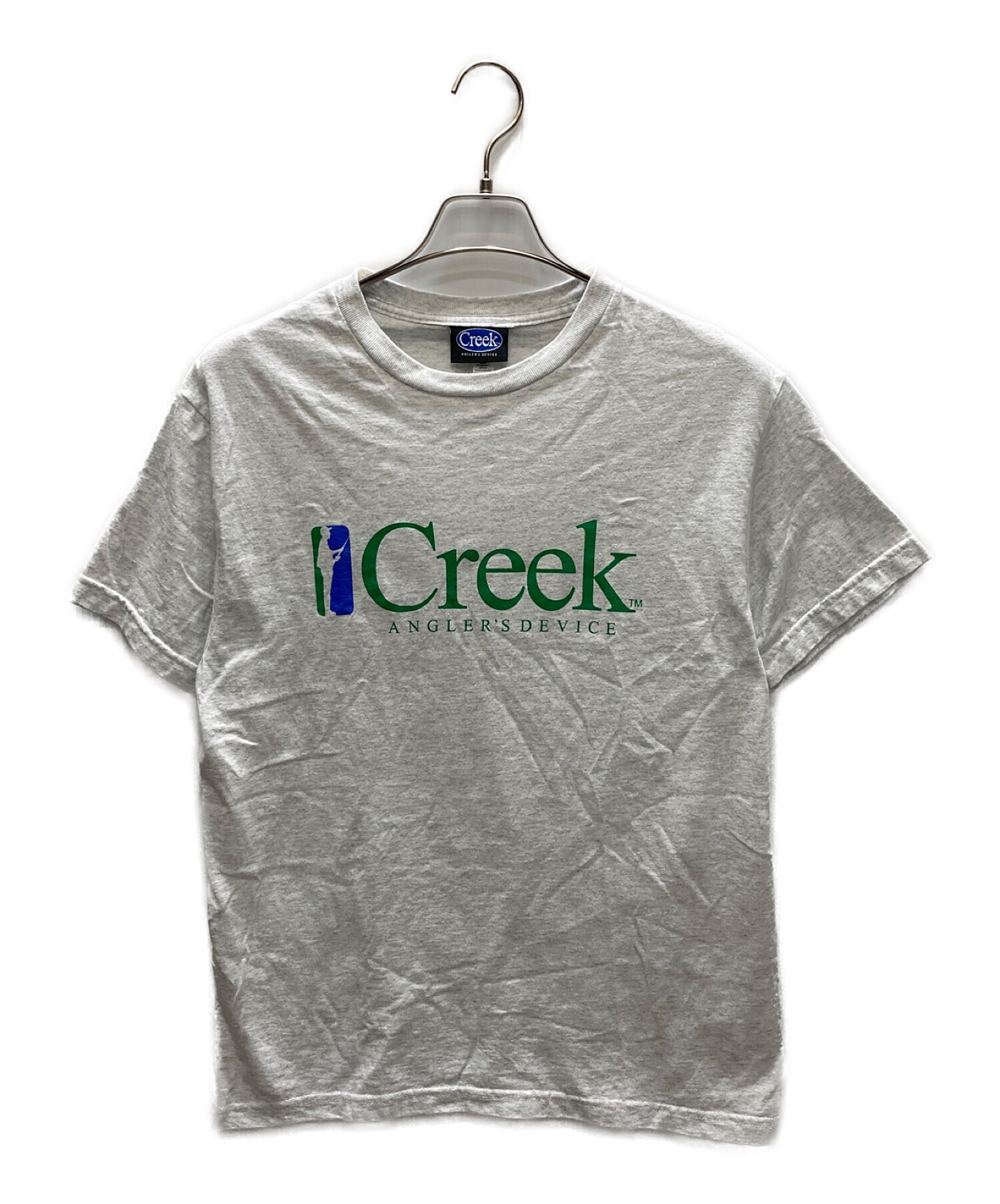 中古・古着通販】Creek (クリーク) ロゴTシャツ グレー サイズ:M ...