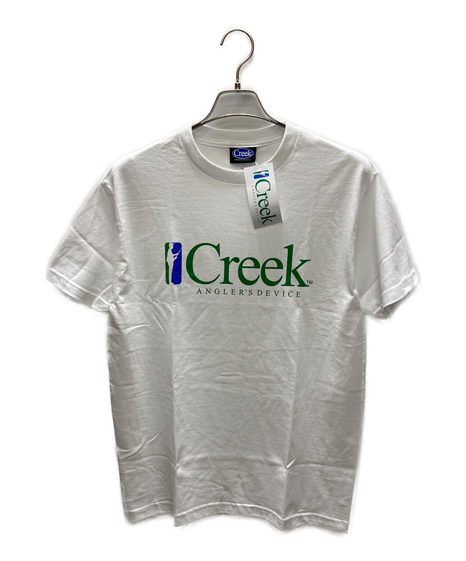 中古・古着通販】Creek (クリーク) ロゴTシャツ ホワイト サイズ:M 未
