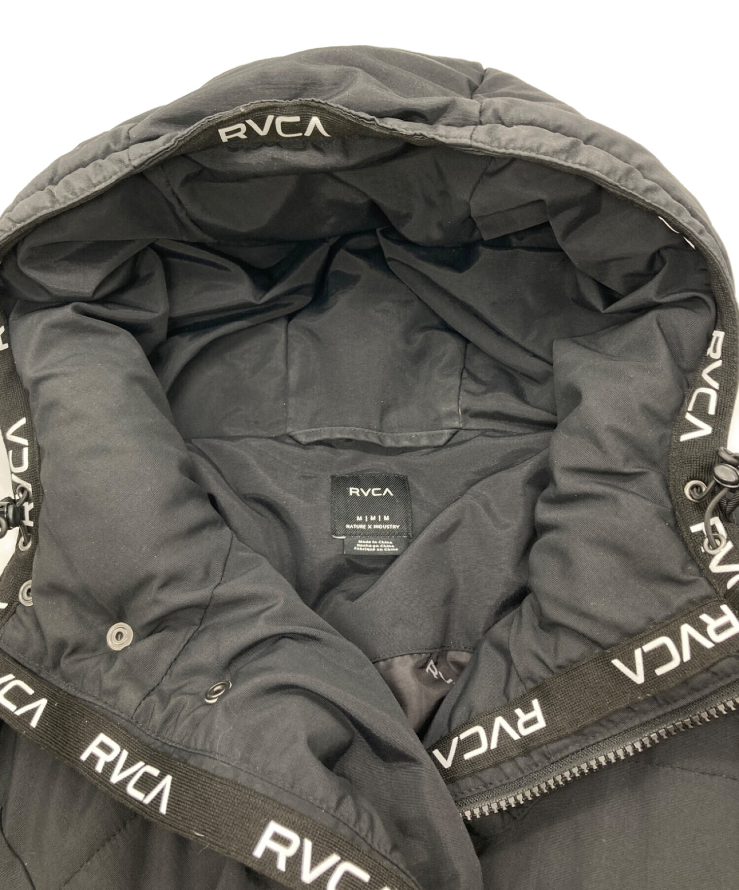 中古・古着通販】RVCA (ルーカ) 中綿ジャケット ブラック サイズ:M