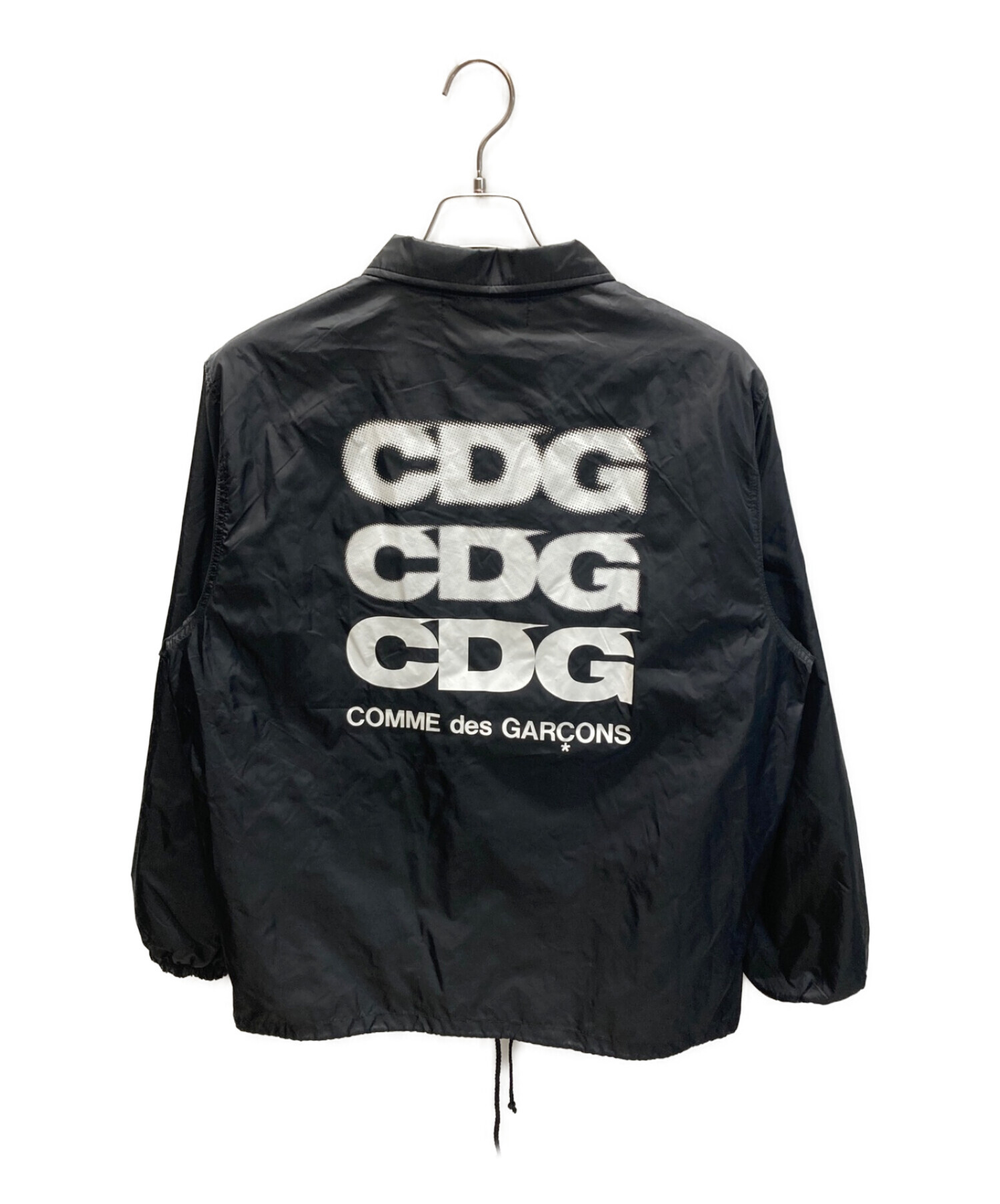 COMME des GARCONS (コムデギャルソン) バックプリントコーチジャケット ブラック サイズ:M