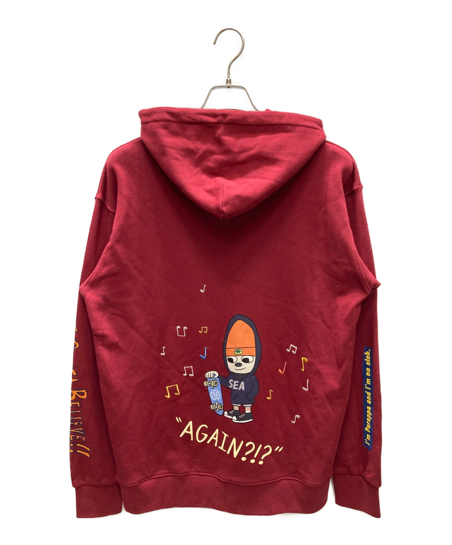WIND AND SEA HOODIE RED Lサイズ