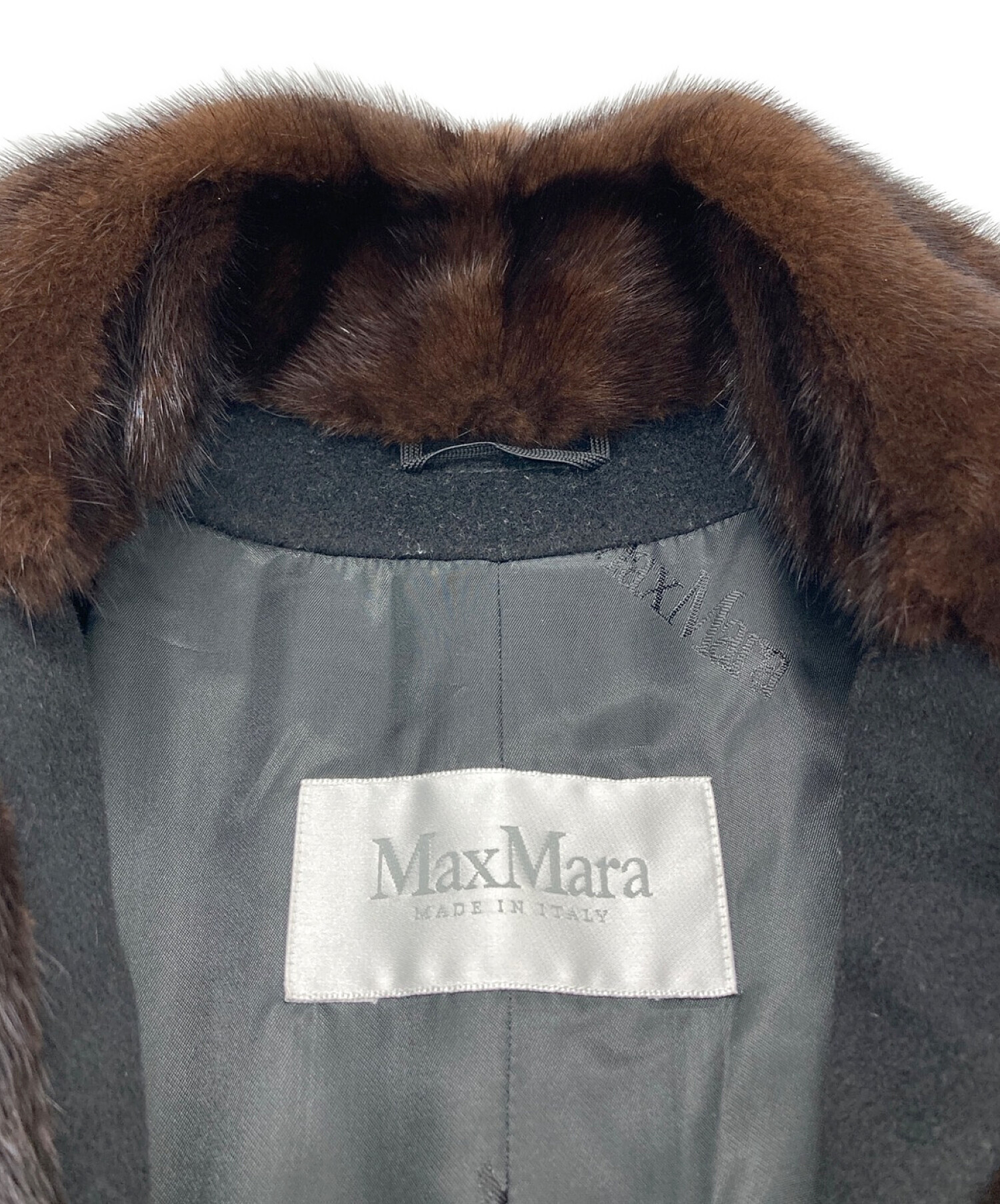 中古・古着通販】MaxMara (マックスマーラ) カシミヤ混ミンクファー