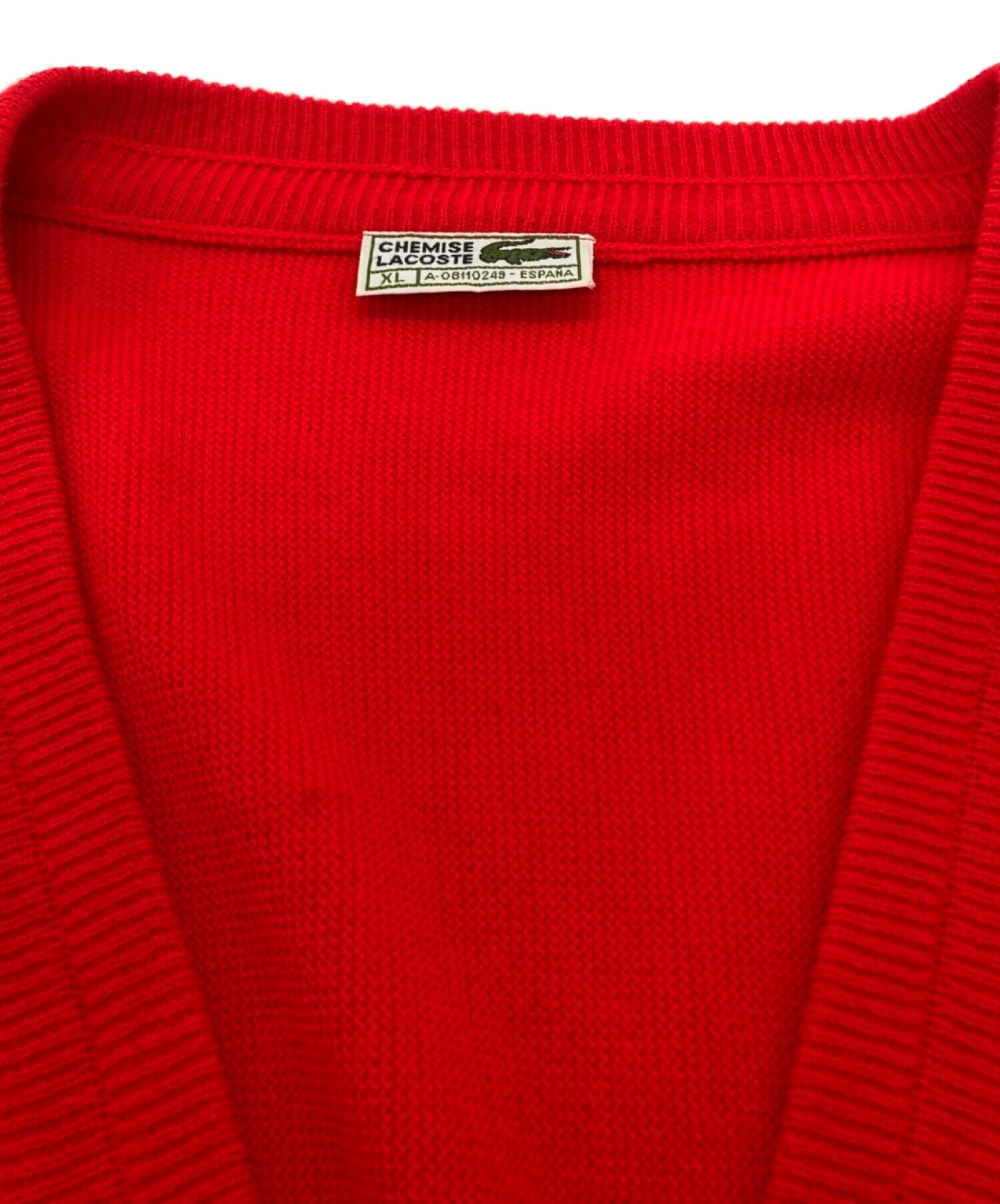 中古・古着通販】CHEMISE LACOSTE (シュミーズ ラコステ) 70's Vネック