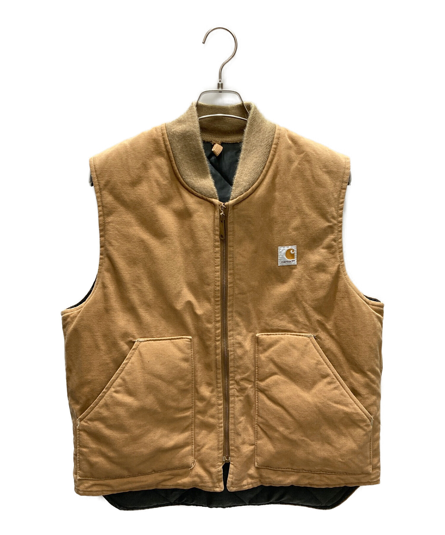 carhartt Duck Vest【L】 カーハート ダックベスト ベージュ-