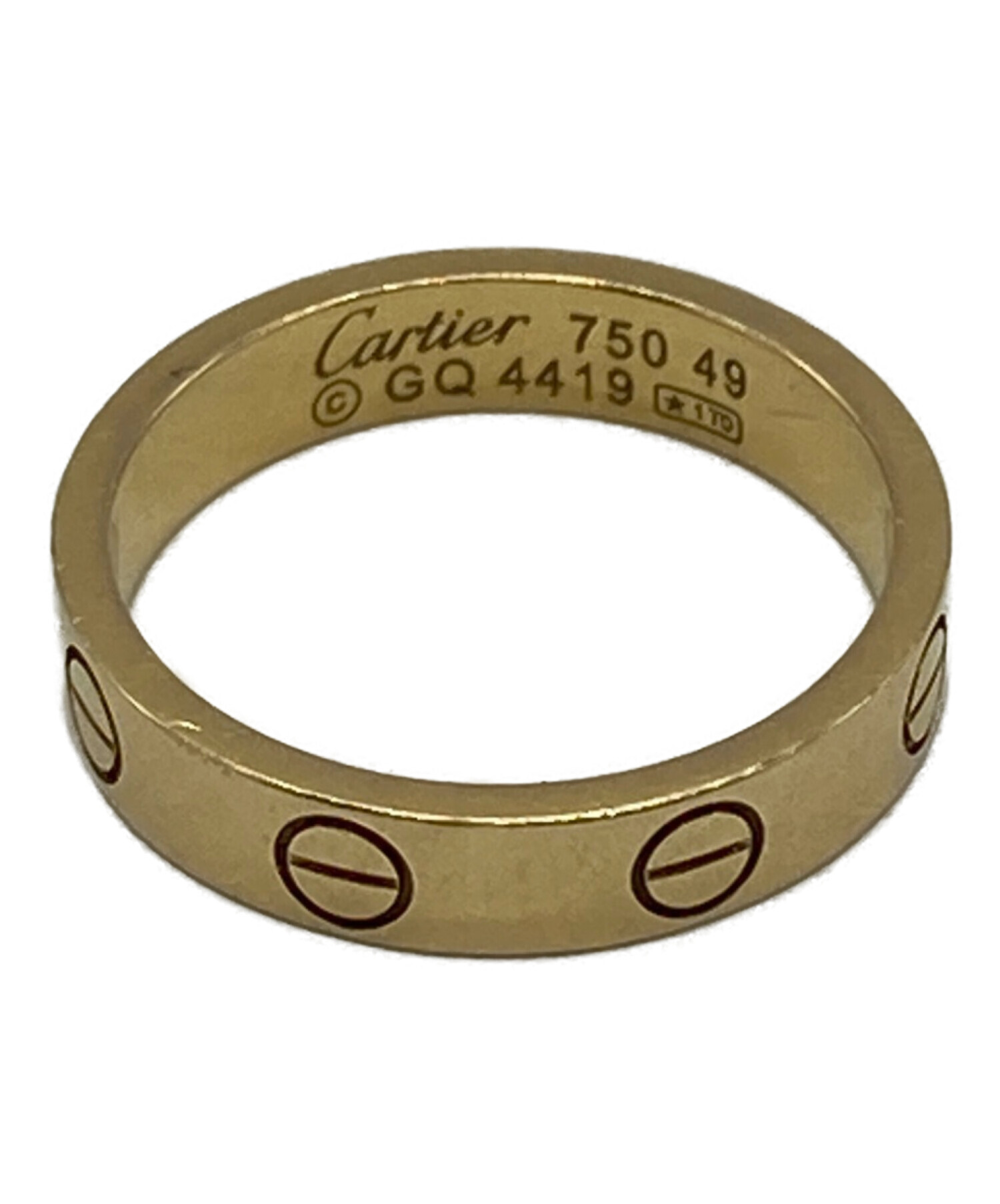 Cartier カルティエミニラブリング 9号お値下げは不可となっております ...