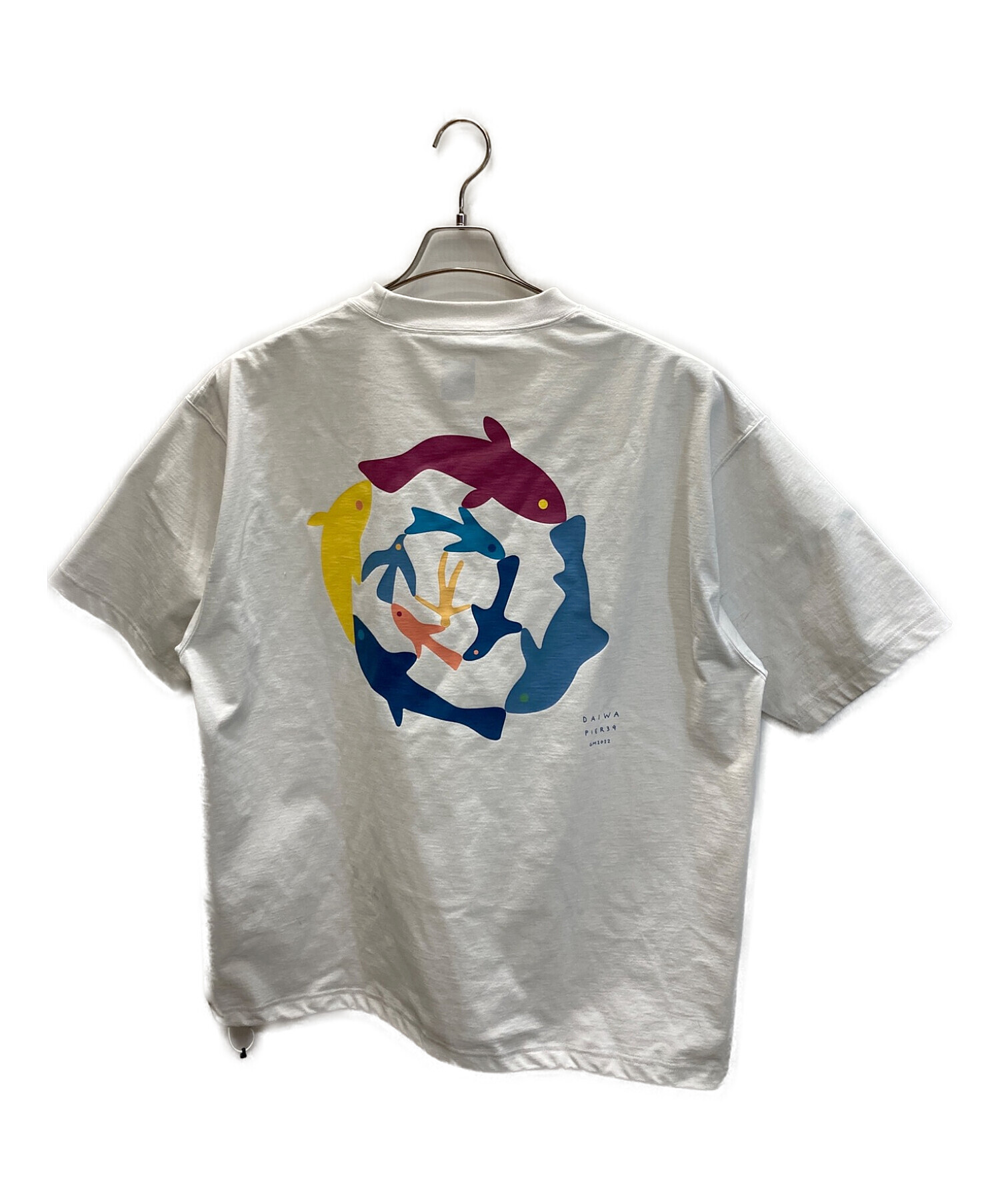 Geoff McFetridge × DAIWA Tee S/S L ネイビーTシャツ/カットソー(半袖/袖なし) - Tシャツ /カットソー(半袖/袖なし)