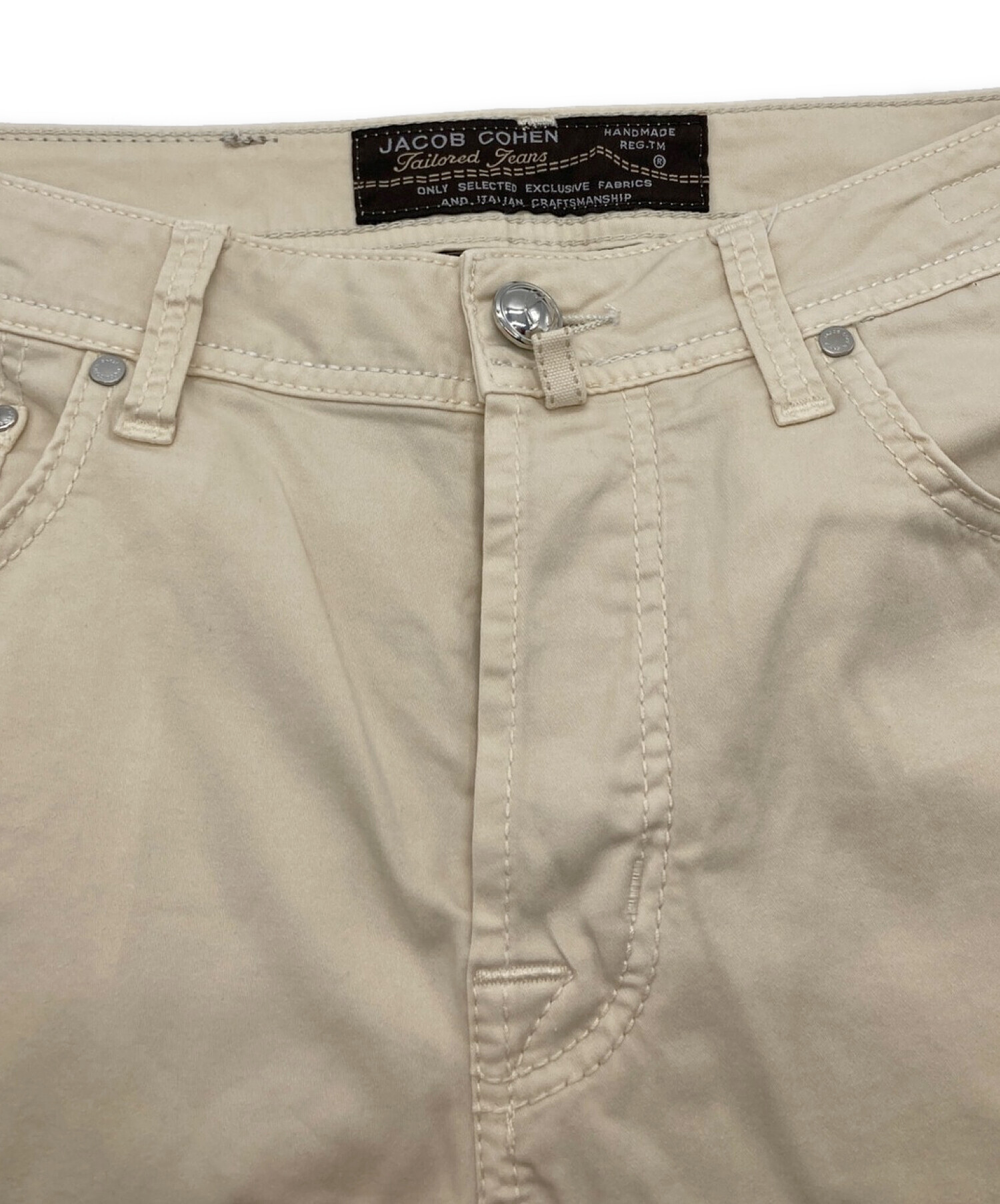 中古・古着通販】JACOB COHEN (ヤコブコーエン) COTTON PANTS ベージュ 