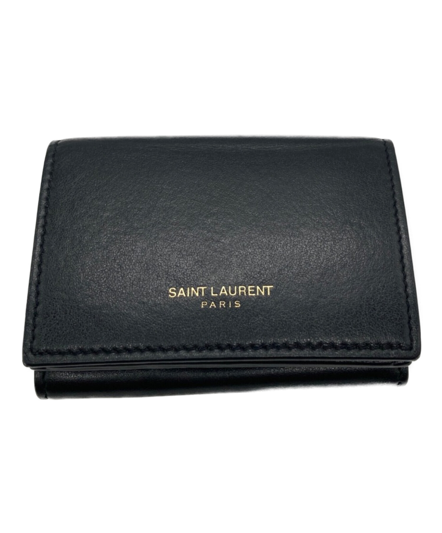 中古・古着通販】Saint Laurent Paris (サンローランパリ) 3つ折り財布