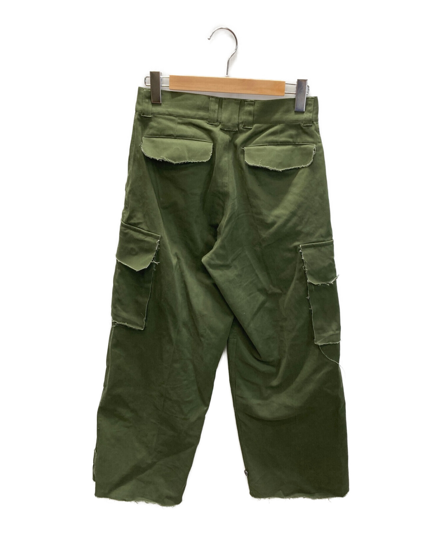 soerte (ソエルテ) Wide straight military pants カーキ サイズ:1