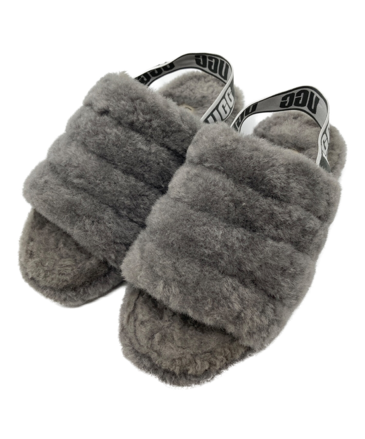 中古・古着通販】UGG (アグ) Fluff Yeah Slide グレー サイズ:23cm