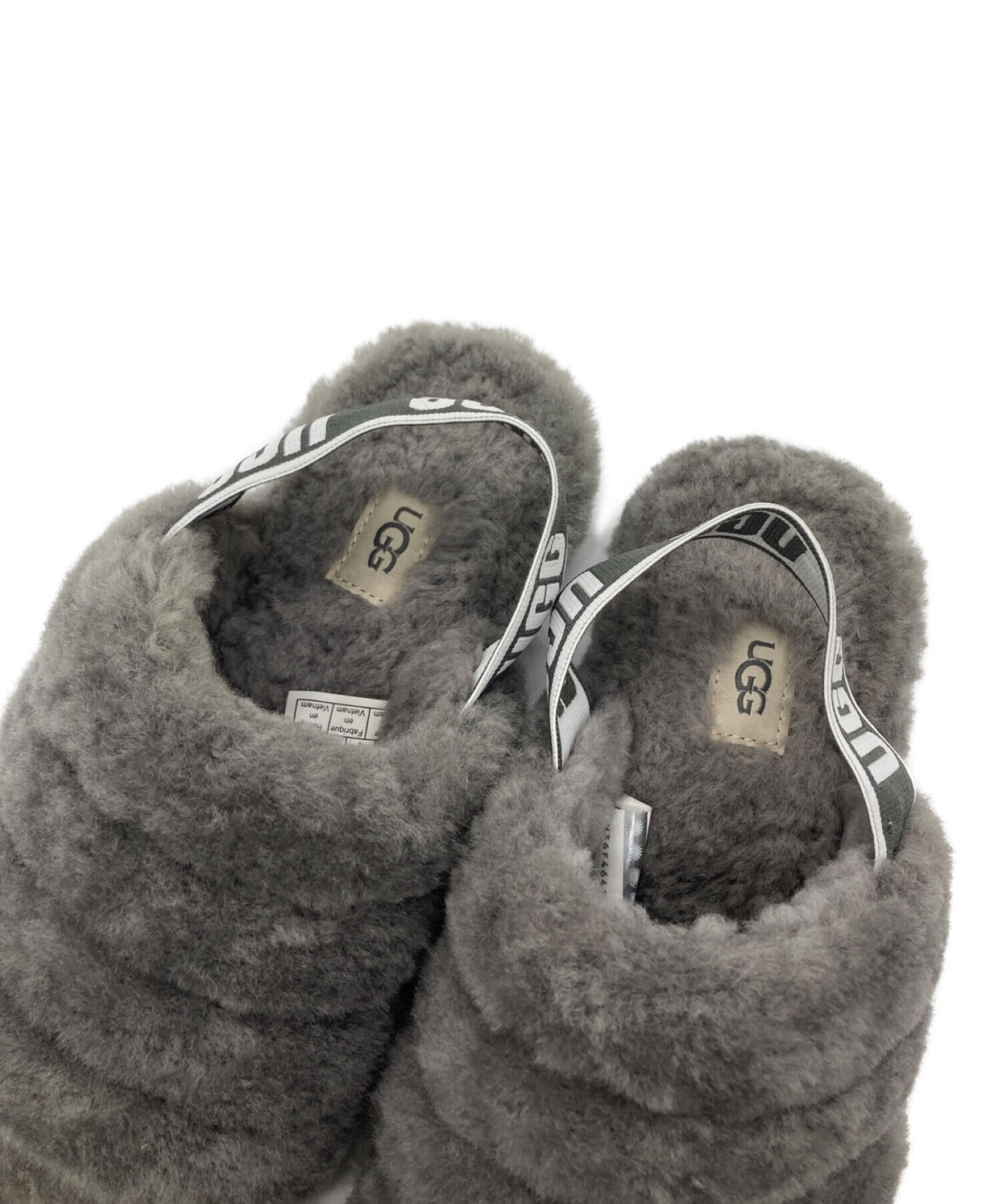 中古・古着通販】UGG (アグ) Fluff Yeah Slide グレー サイズ:23cm