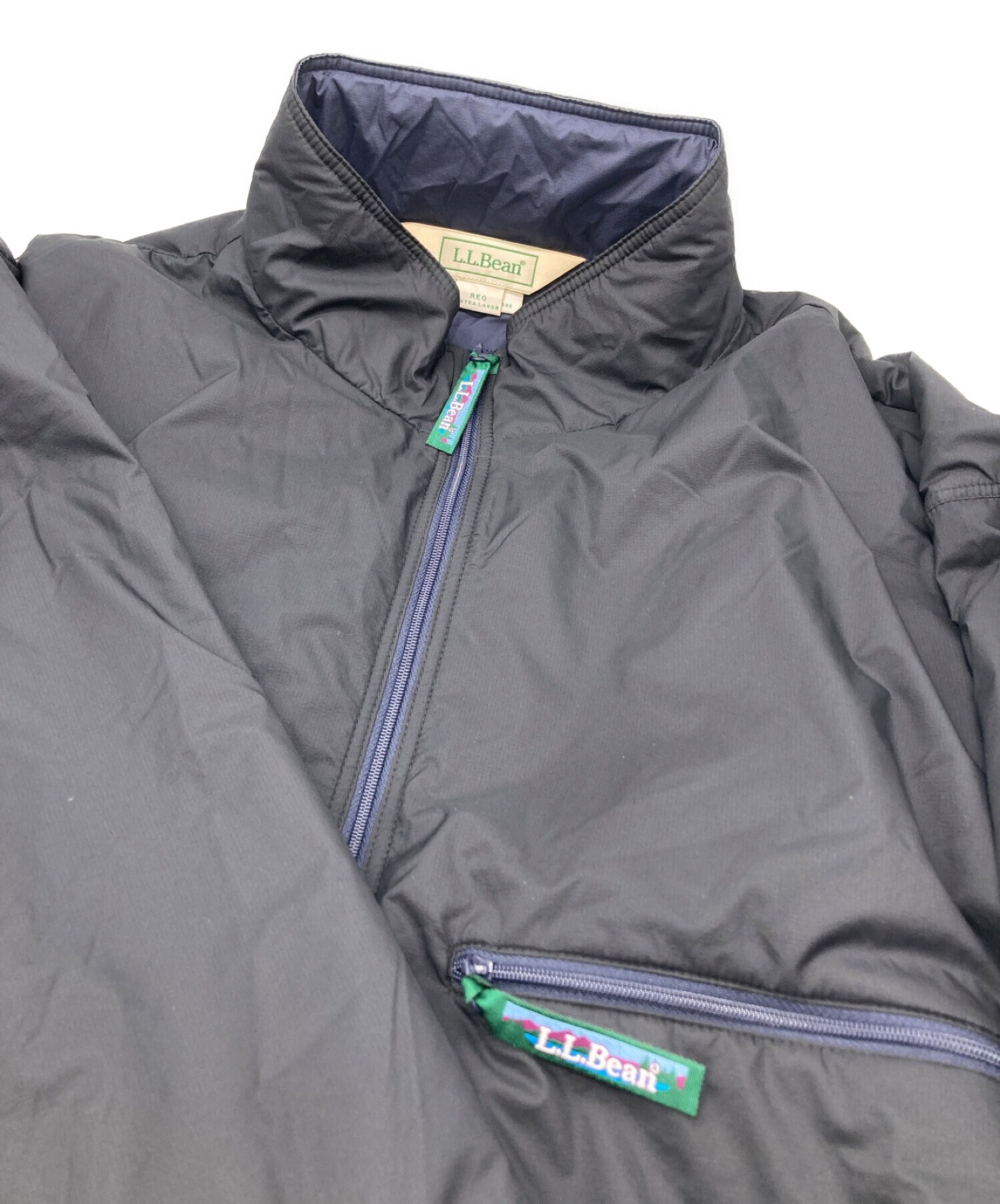 中古・古着通販】L.L.Bean (エルエルビーン) Harrington Stretch Half Zip Jacket ネイビー  サイズ:XL｜ブランド・古着通販 トレファク公式【TREFAC FASHION】スマホサイト