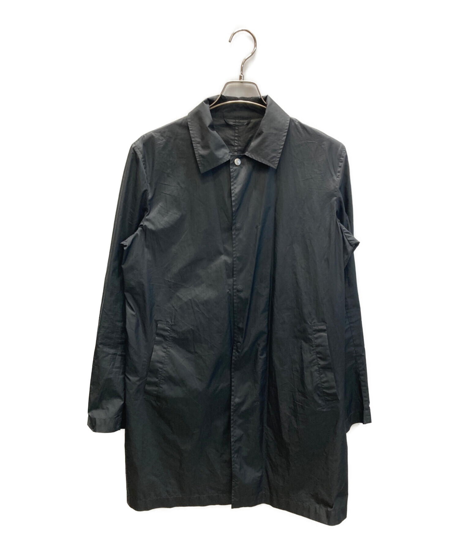 中古・古着通販】JIL SANDER (ジルサンダー) ナイロンコート ブラック