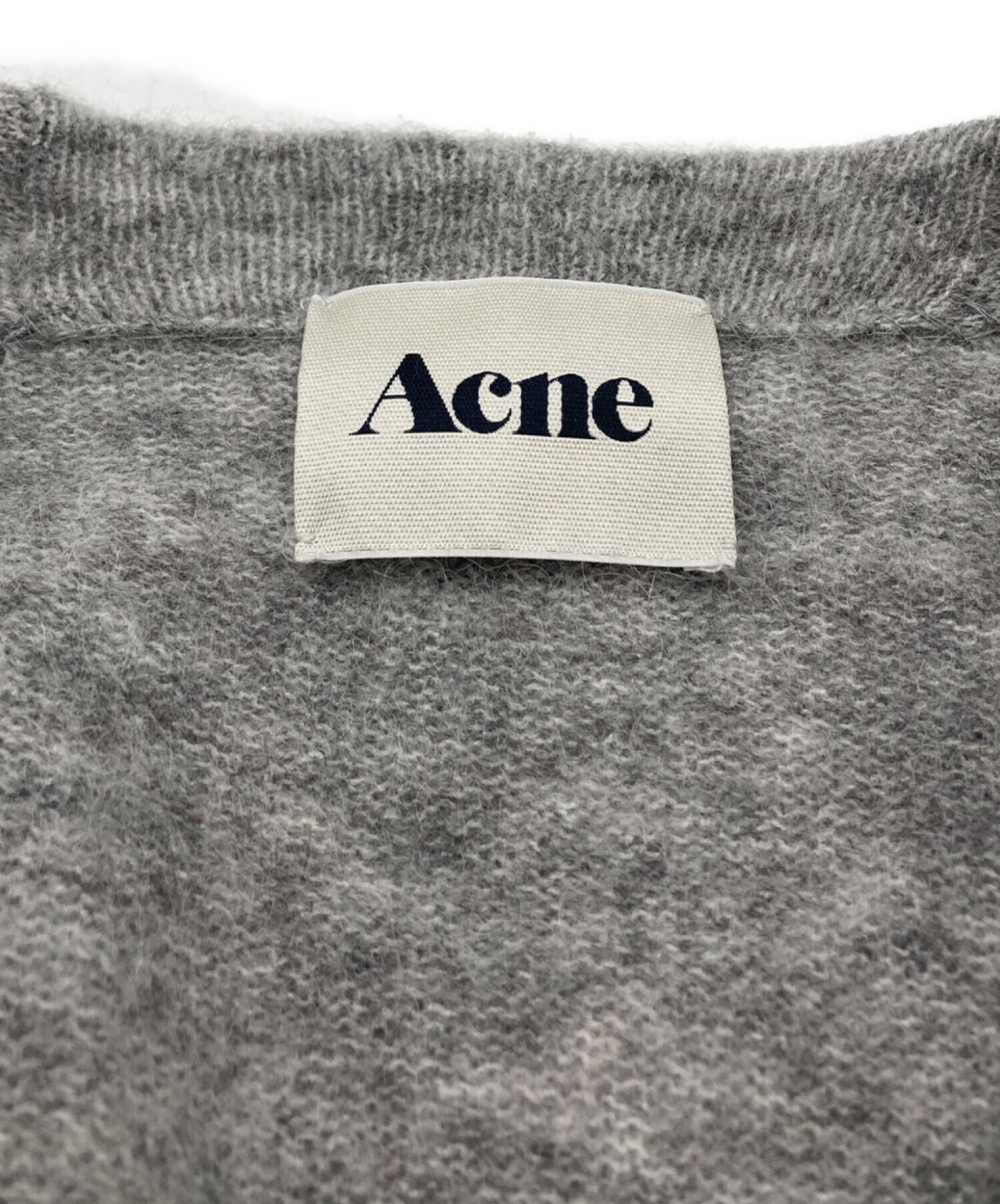 中古・古着通販】Acne (アクネ) モヘア混ロングカーディガン ホワイト サイズ:XS｜ブランド・古着通販 トレファク公式【TREFAC  FASHION】スマホサイト