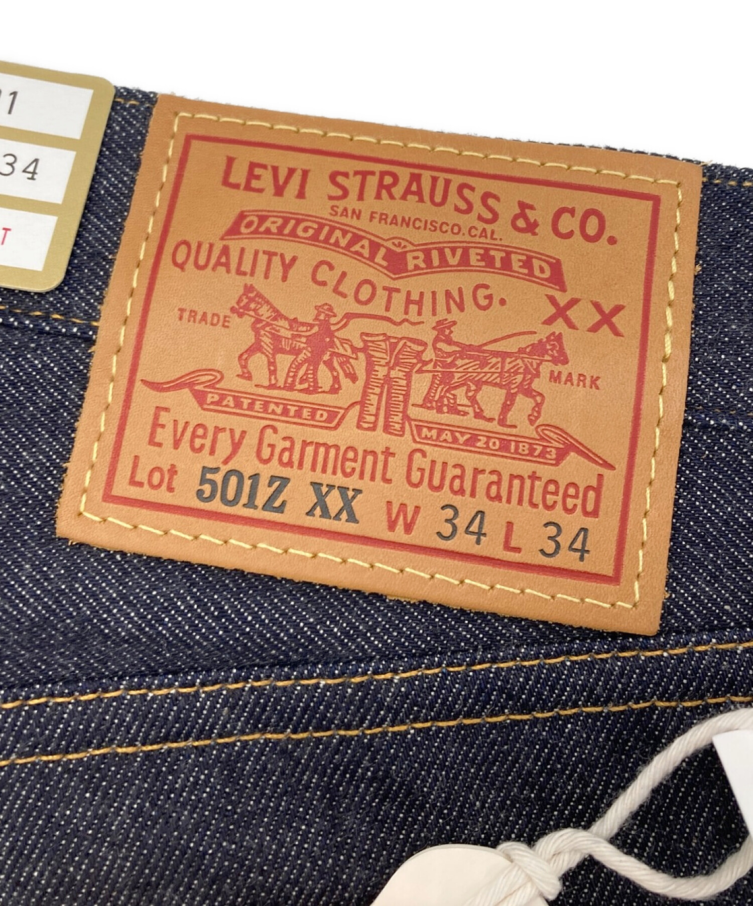 LEVI'S VINTAGE CLOTHING (リーバイス ビンテージ クロージング) デニムパンツ インディゴ サイズ:W34×L34 未使用品