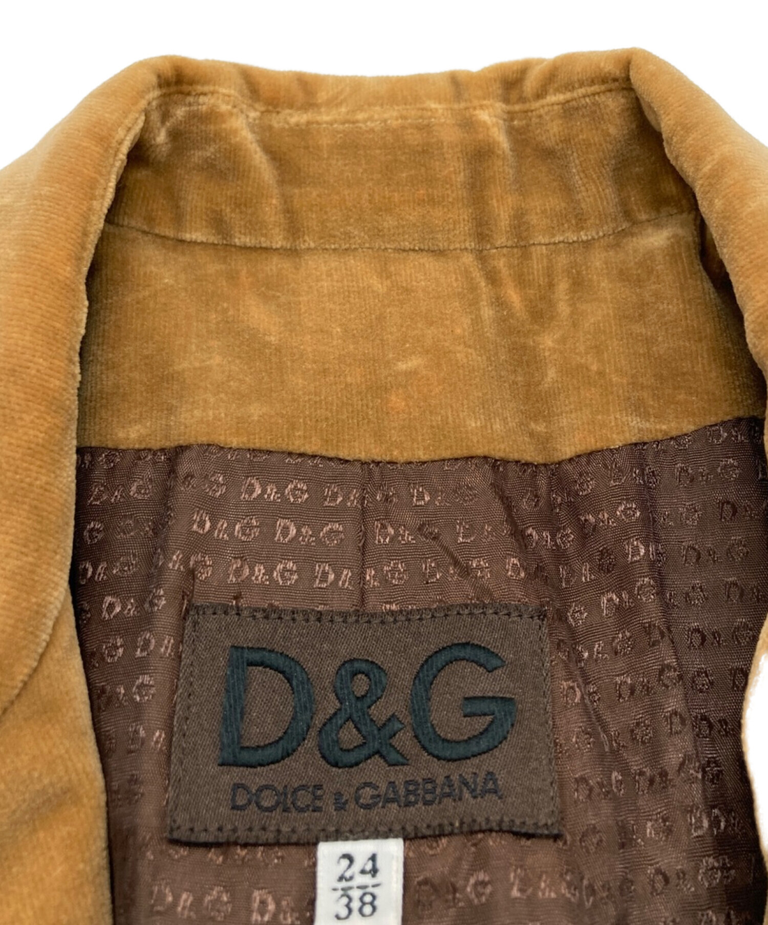 中古・古着通販】DOLCE & GABBANA (ドルチェ＆ガッバーナ) ベロア