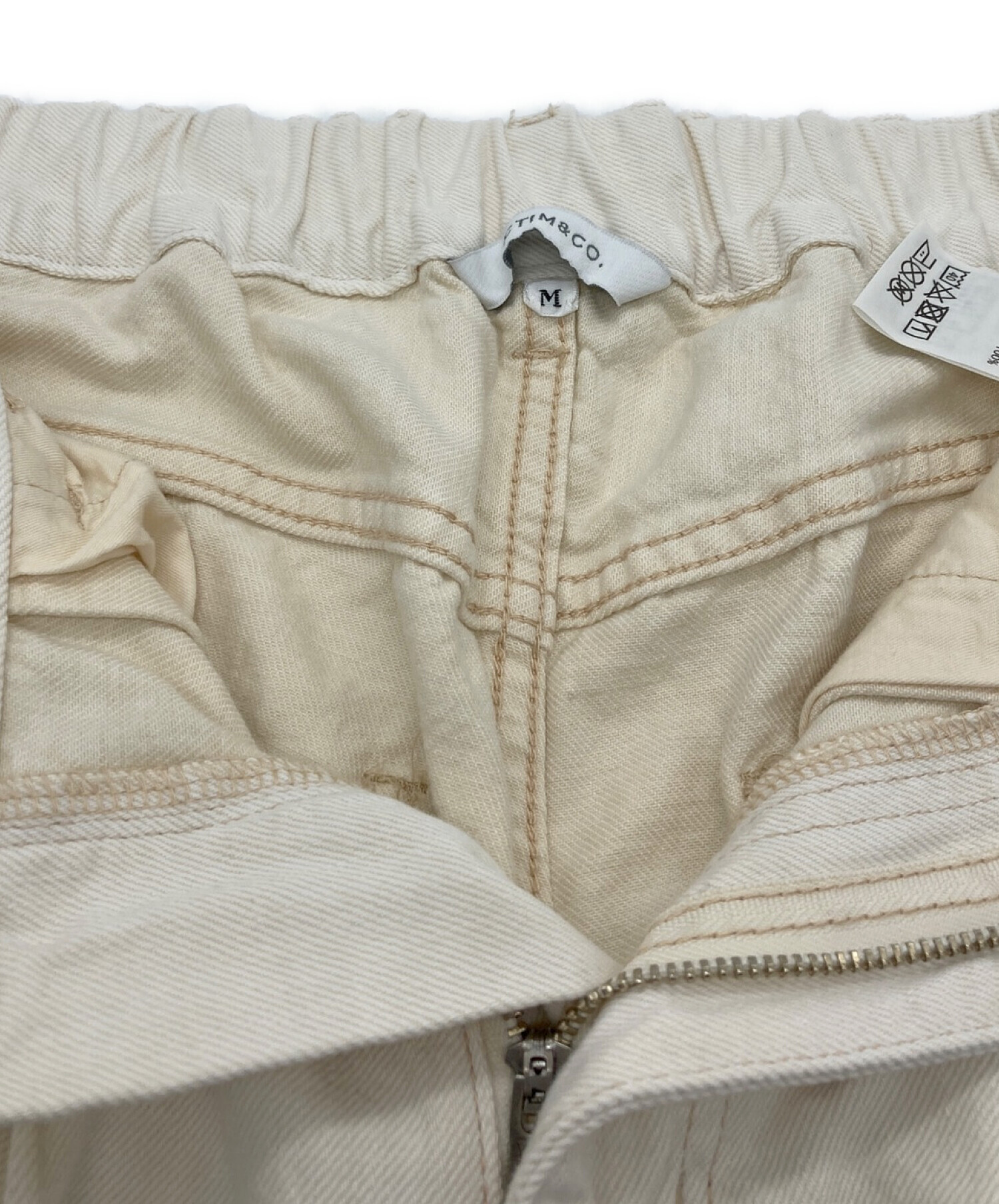 中古・古着通販】VICTIM (ヴィクティム) DAMEGE WIDE DENIM PANTS ホワイト サイズ:M｜ブランド・古着通販  トレファク公式【TREFAC FASHION】スマホサイト