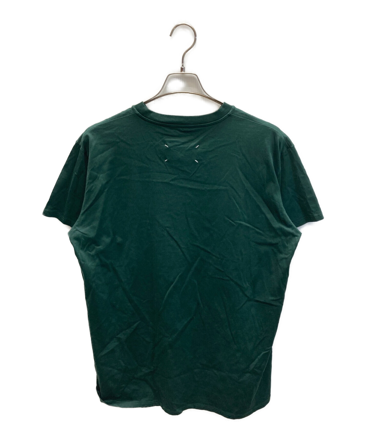 中古・古着通販】Maison Margiela 10 (メゾンマルジェラ 10) プレーンコットンTシャツ グリーン  サイズ:XXL｜ブランド・古着通販 トレファク公式【TREFAC FASHION】スマホサイト