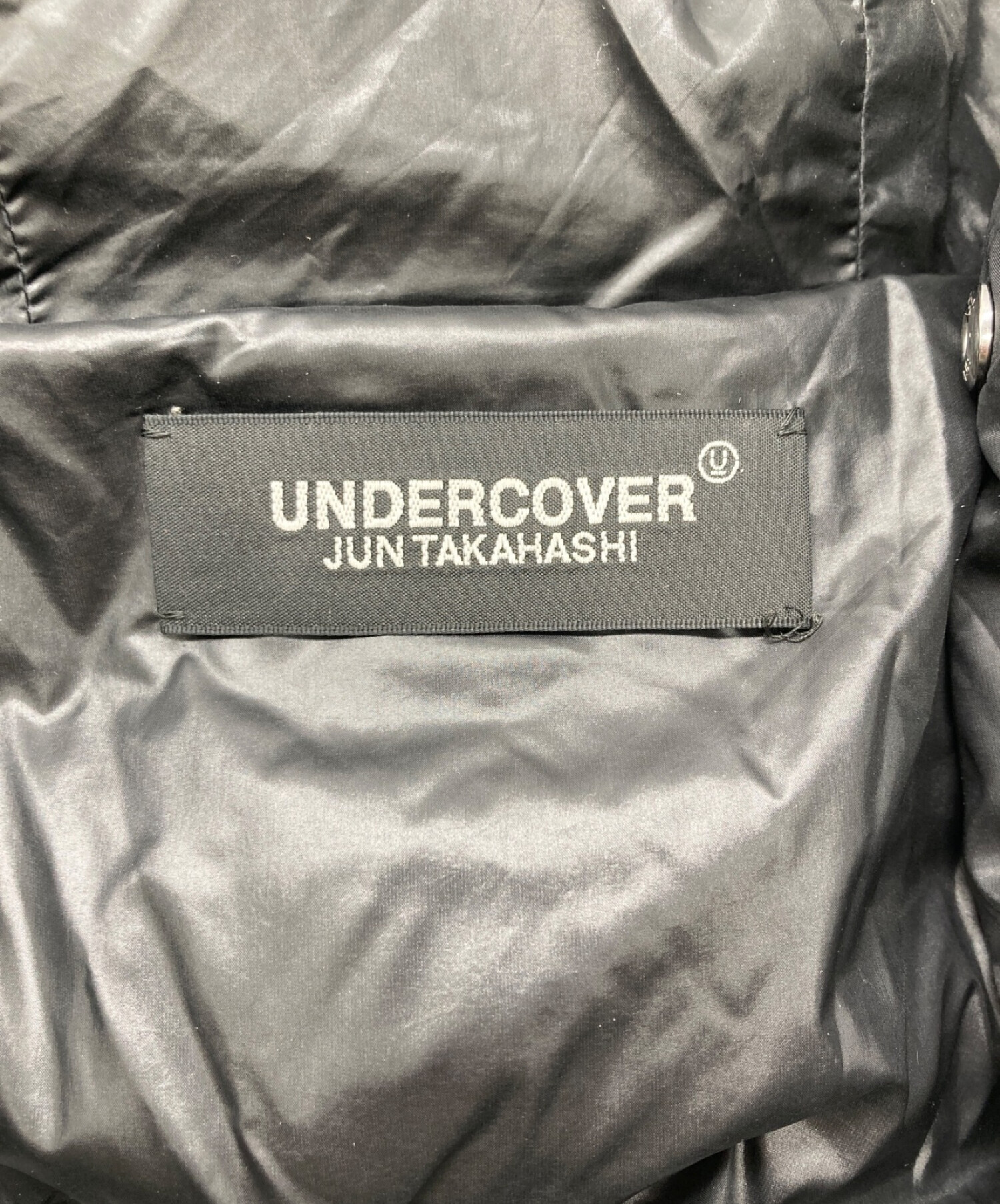 UNDERCOVER (アンダーカバー) 蜘蛛巣城総柄ダウンジャケット ブラック サイズ:3