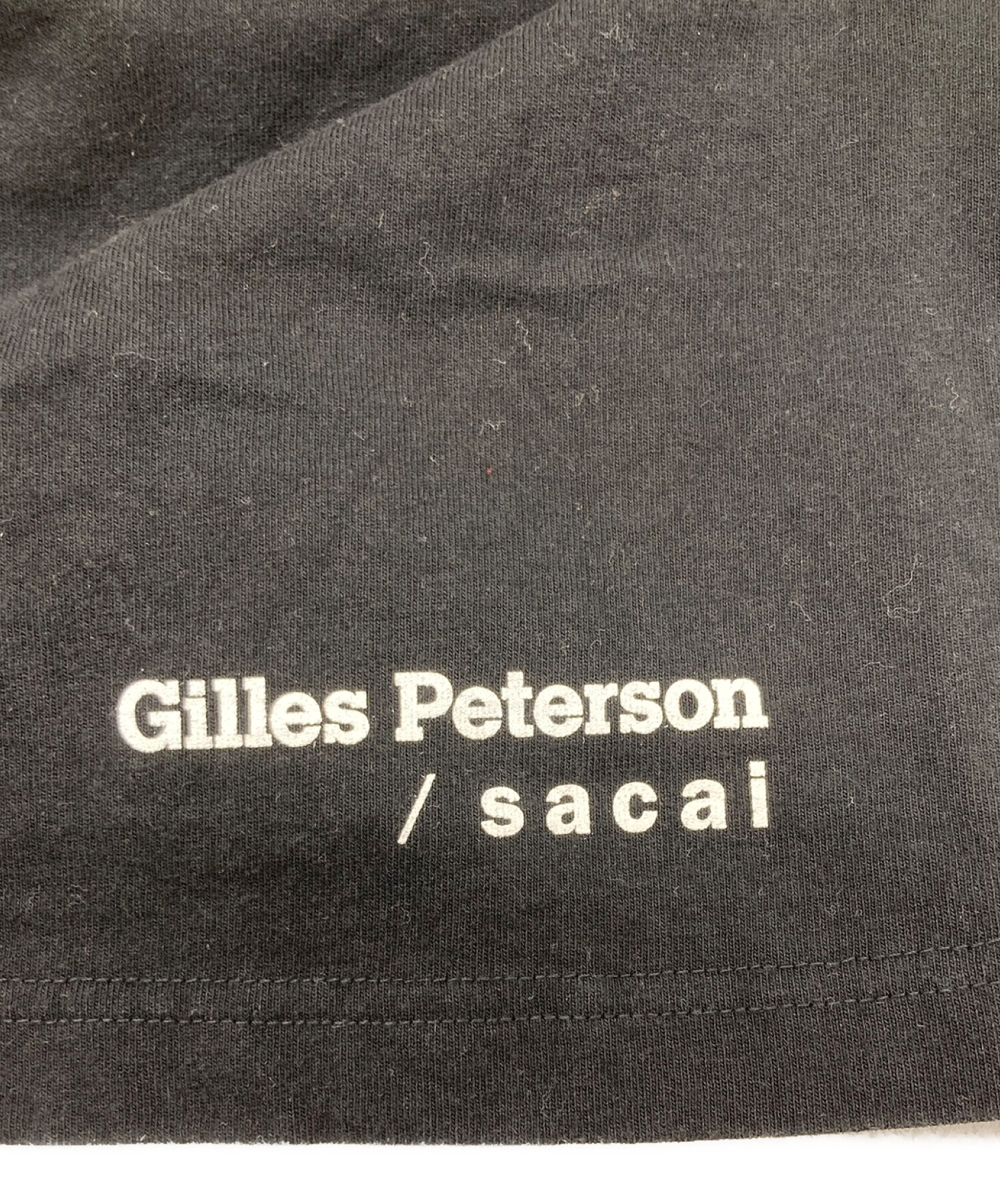 sacai (サカイ) Gilles Peterson T-Shirt ブラック サイズ:3