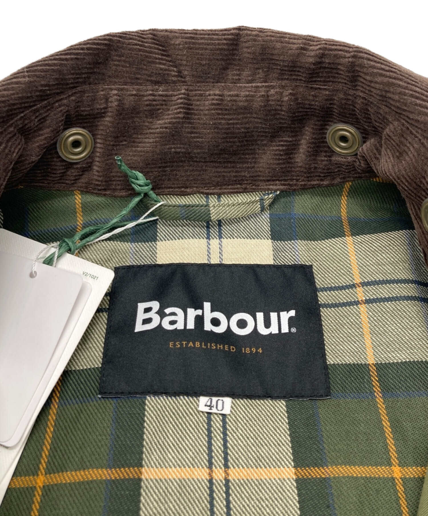 Barbour (バブアー) JOURNAL STANDARD relume (ジャーナルスタンダード レリューム) TRANSPORT ジャケット  カーキ サイズ:40