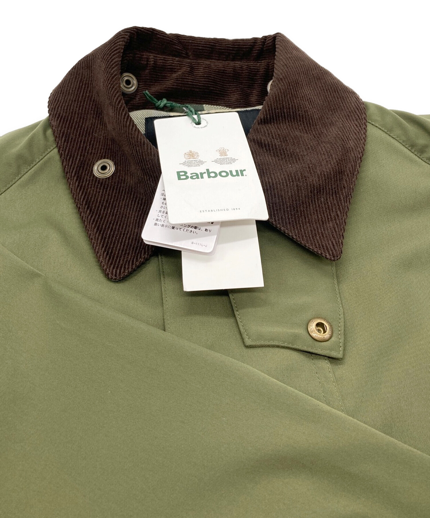 Barbour (バブアー) JOURNAL STANDARD relume (ジャーナルスタンダード レリューム) TRANSPORT ジャケット  カーキ サイズ:40