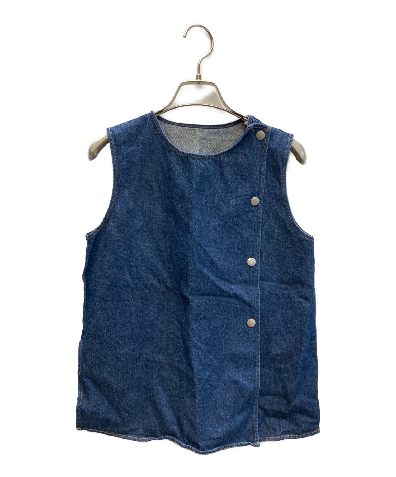 Ameri (アメリ) DOT BUTTON DENIM SET UP インディゴ サイズ:25