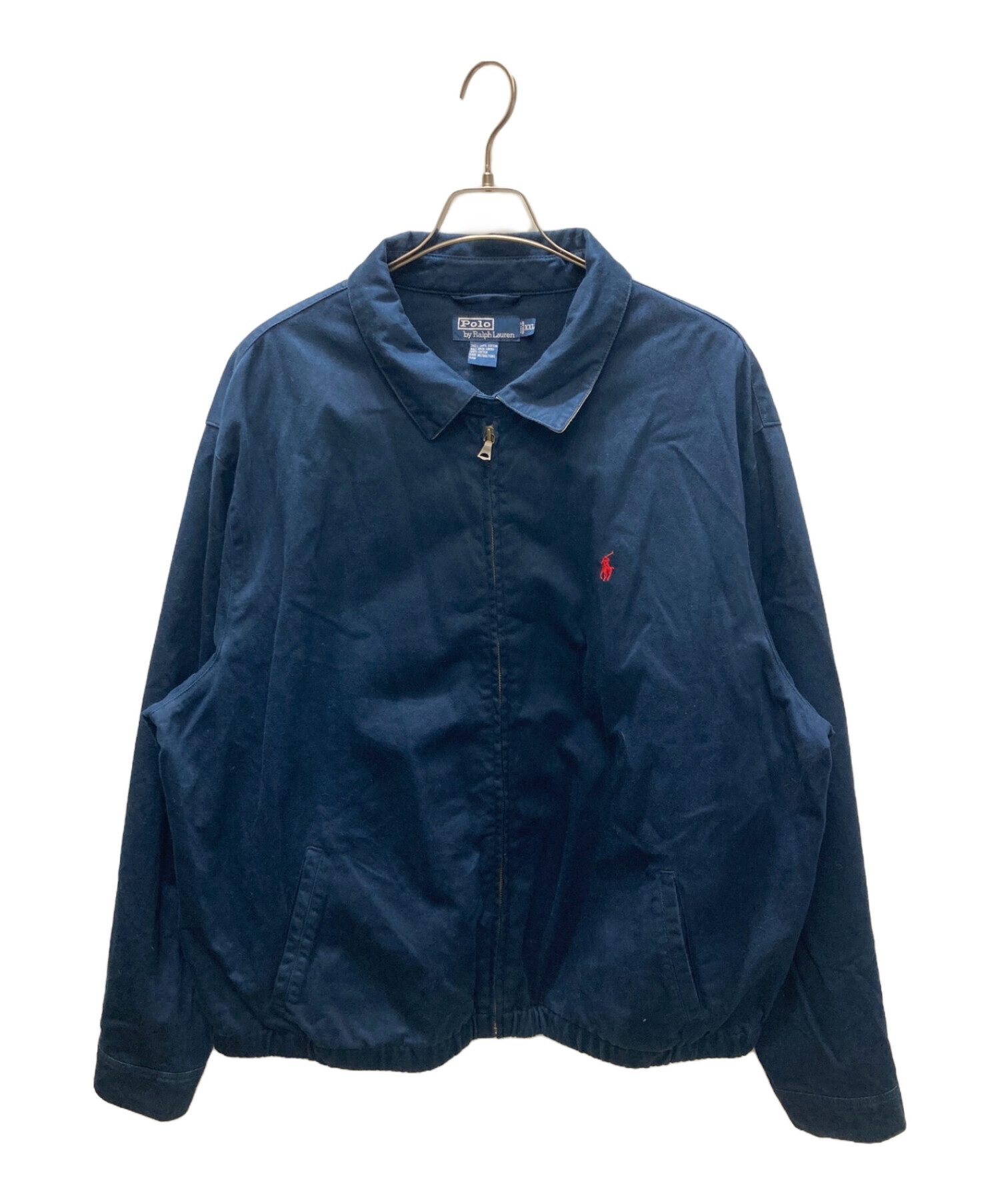 中古・古着通販】POLO RALPH LAUREN (ポロ・ラルフローレン) スイングトップ ネイビー サイズ:SIZE XXL｜ブランド・古着通販  トレファク公式【TREFAC FASHION】スマホサイト