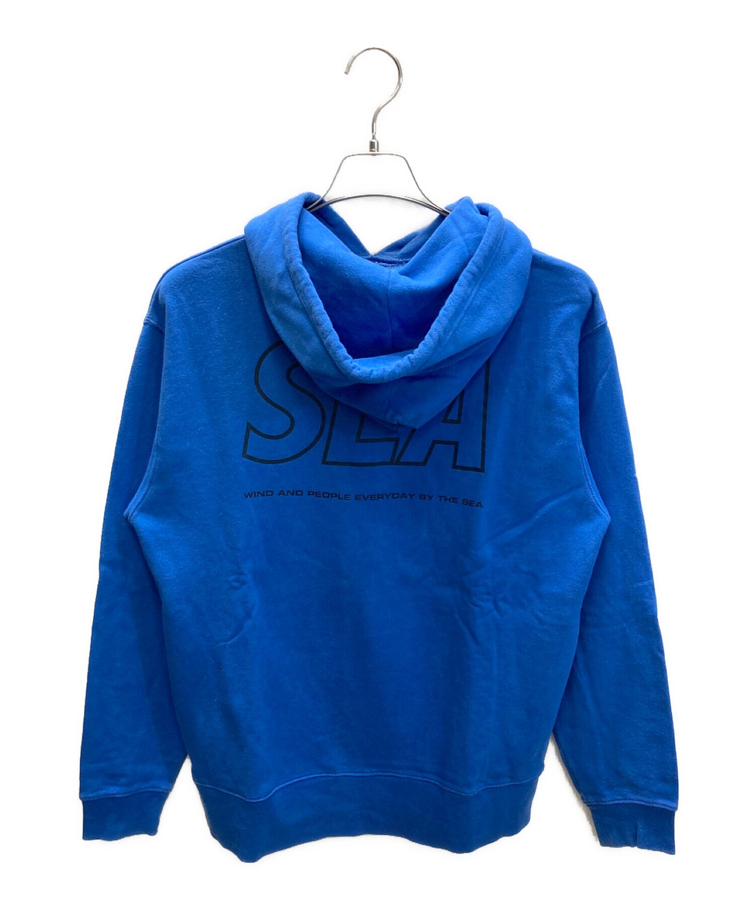 中古・古着通販】WIND AND SEA (ウィンダンシー) PULLOVER SWEAT H ブルー サイズ:L｜ブランド・古着通販  トレファク公式【TREFAC FASHION】スマホサイト