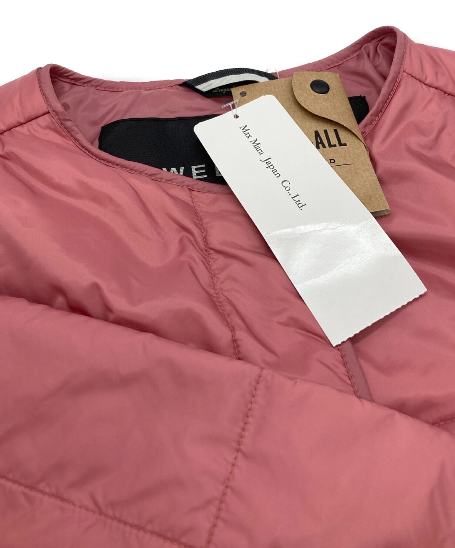 Weekend Max Mara (ウィークエンド マックスマーラ) ノーカラーキルティングジャケット ピンク サイズ:36 未使用品