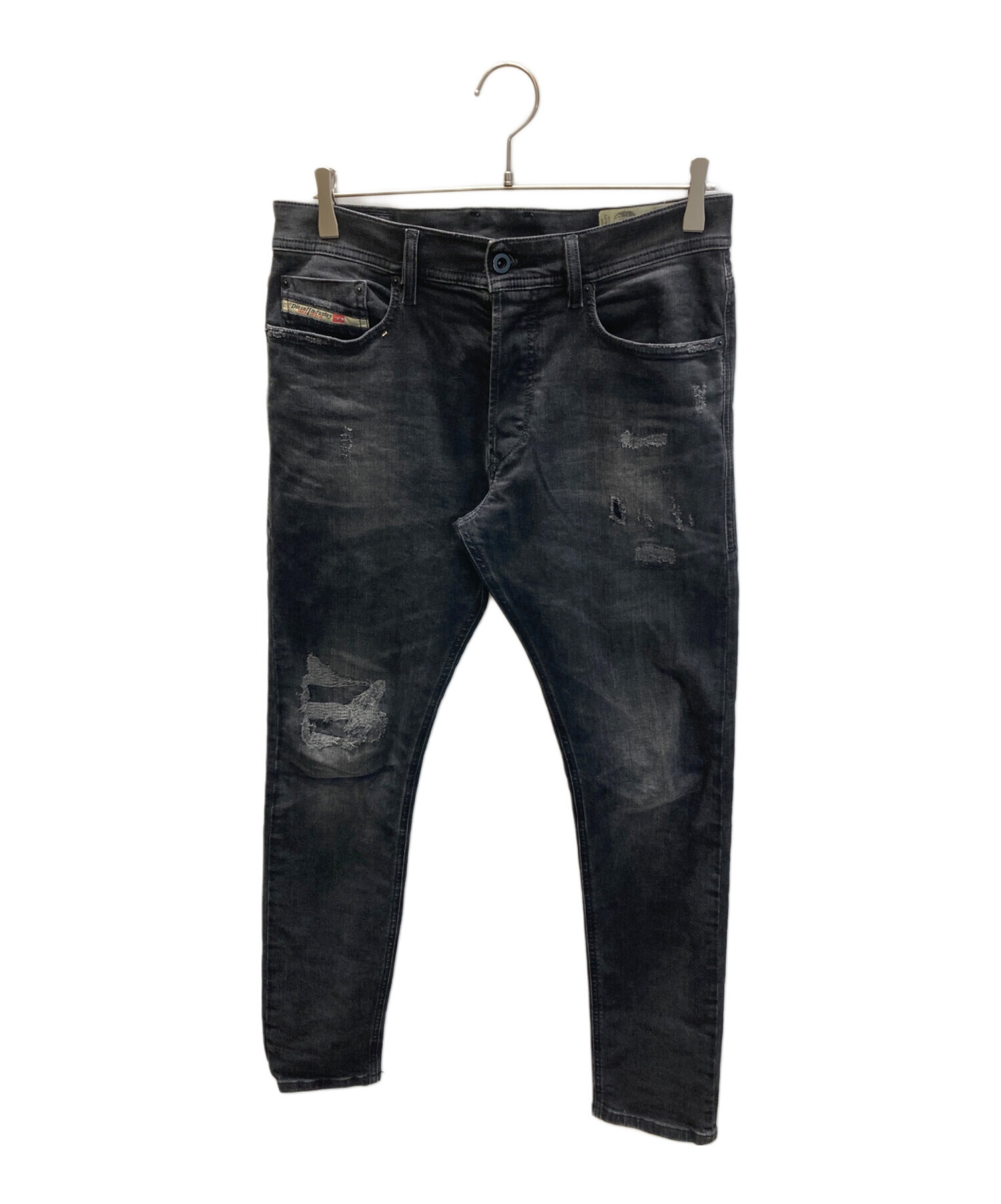 中古・古着通販】DIESEL (ディーゼル) ダメージデニムパンツ ブラック サイズ: W29×L30｜ブランド・古着通販  トレファク公式【TREFAC FASHION】スマホサイト