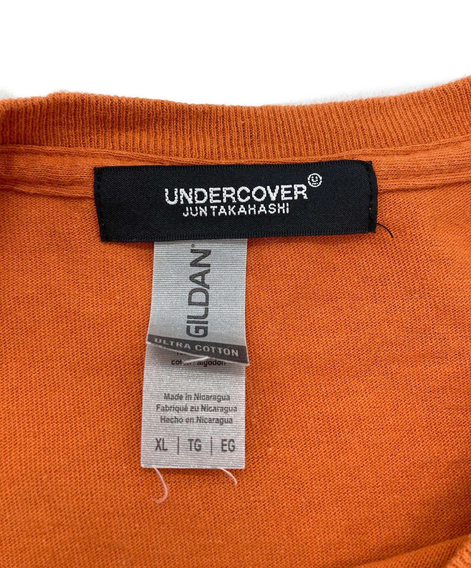 中古・古着通販】UNDERCOVER jun takahashi (アンダーカバー ジュン タカハシ) GILDAN (ギルダン) REBELTシャツ  オレンジ サイズ:XL｜ブランド・古着通販 トレファク公式【TREFAC FASHION】スマホサイト