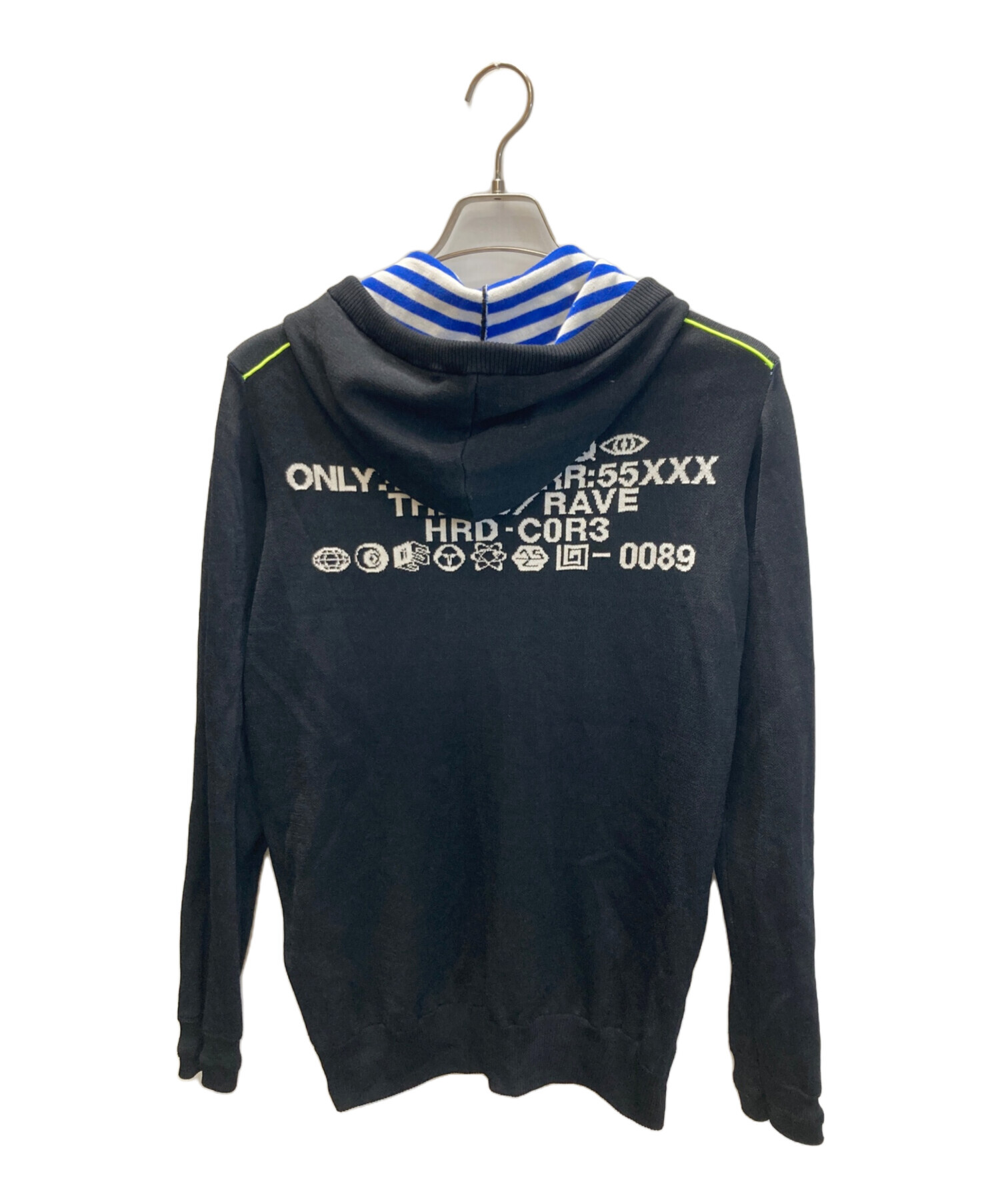 中古・古着通販】DIESEL (ディーゼル) ジップニットパーカー ブラック サイズ:S｜ブランド・古着通販 トレファク公式【TREFAC  FASHION】スマホサイト