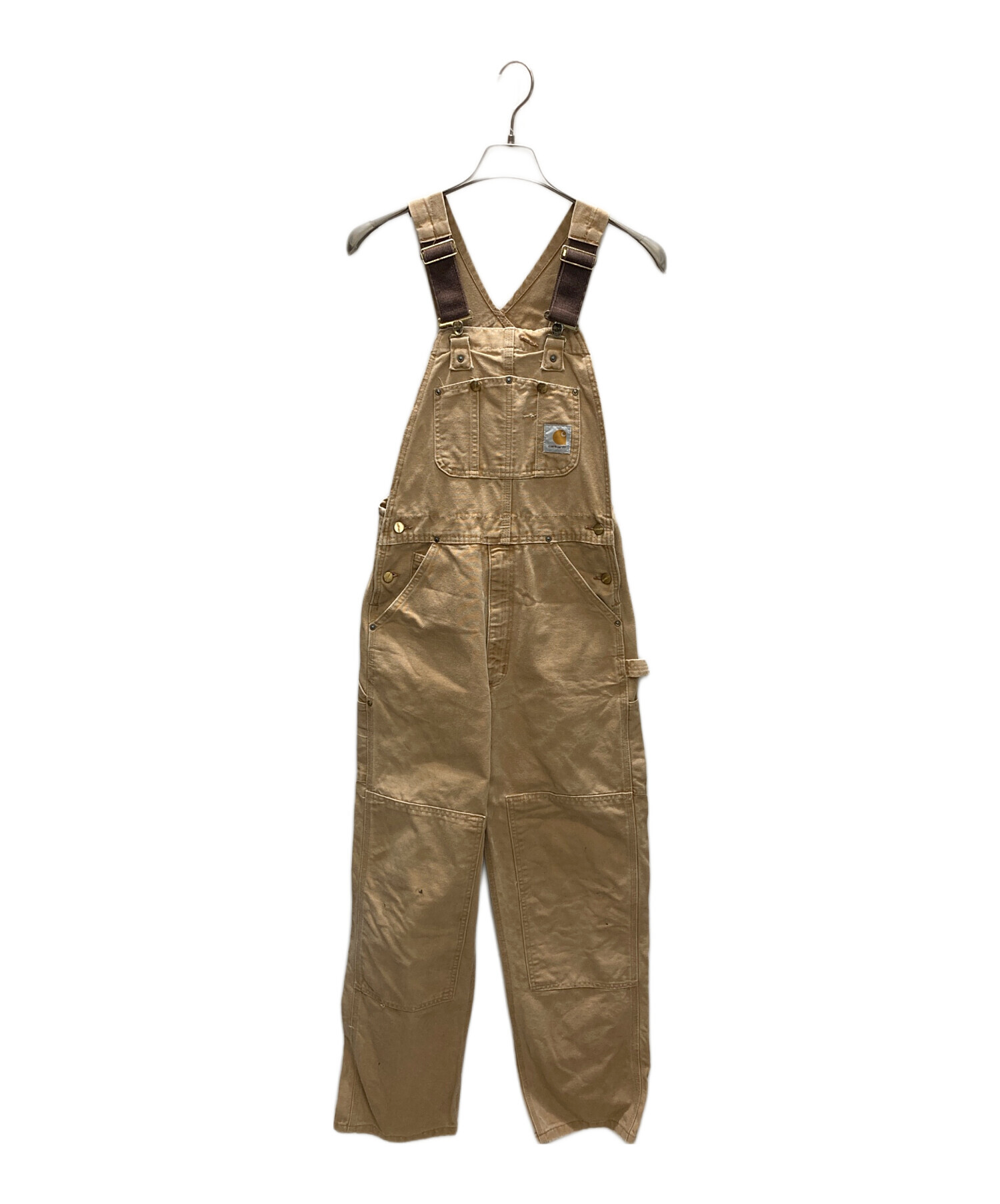 中古・古着通販】CarHartt (カーハート) ダックオーバーオール ブラウン サイズ:35｜ブランド・古着通販 トレファク公式【TREFAC  FASHION】スマホサイト