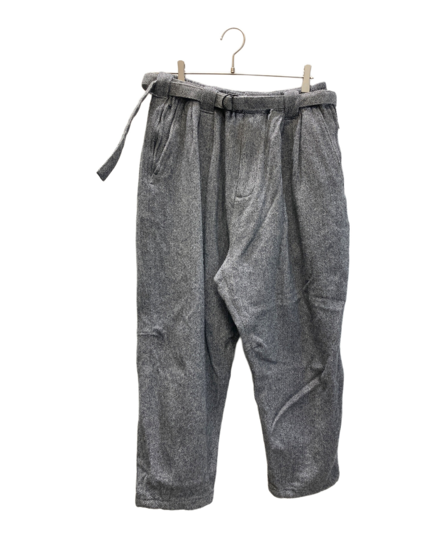 TIGHTBOOTH PRODUCTION (タイトブースプロダクション) WOOL BALLOON PANTS グレー サイズ:M