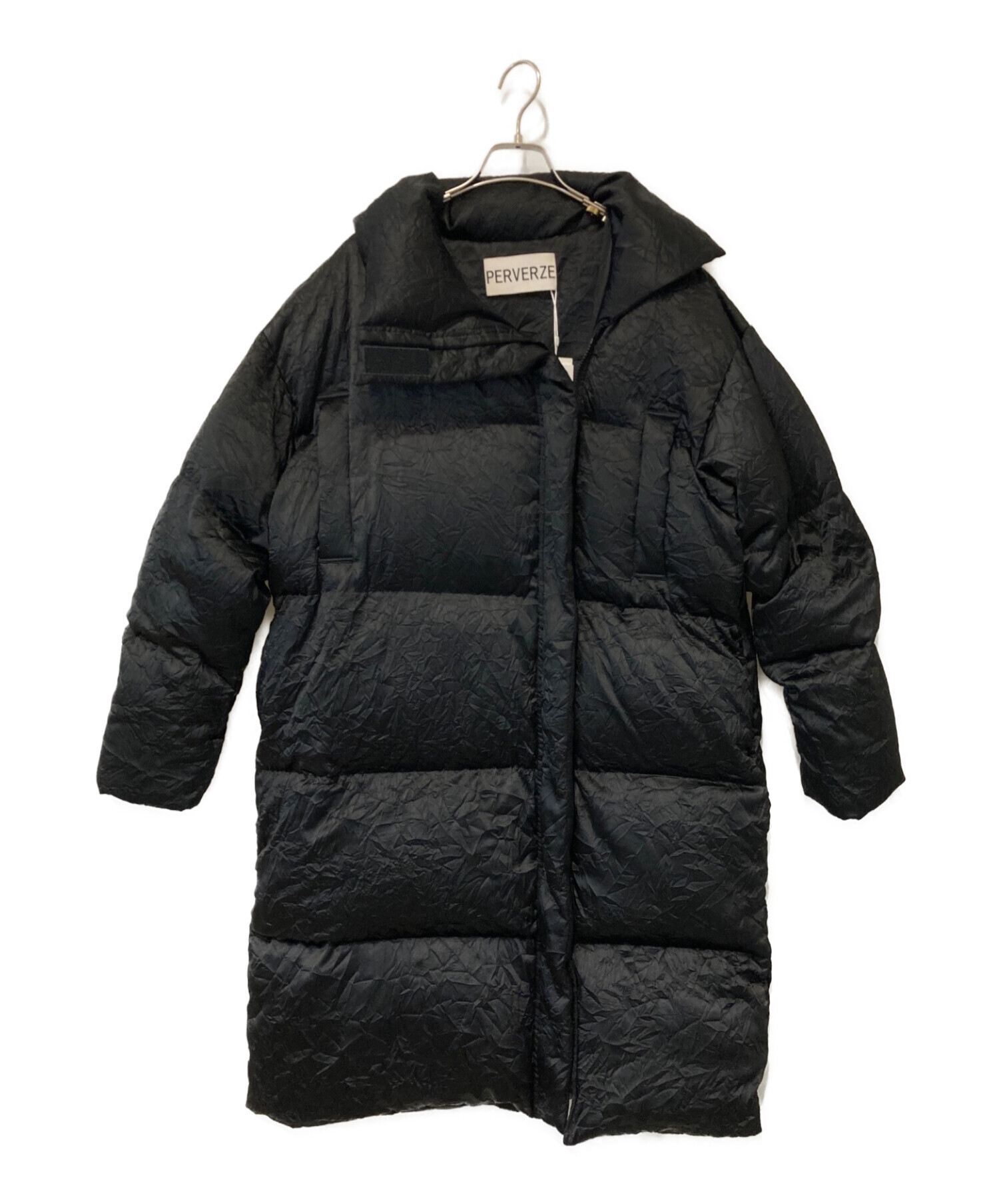 【中古・古着通販】PERVERZE (パーバーズ) Wrap Down-Coat