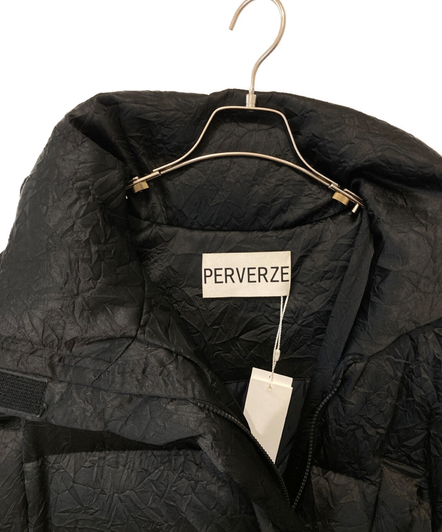 PERVERZE (パーバーズ) Wrap Down-Coat/ダウンコート ブラック サイズ:F